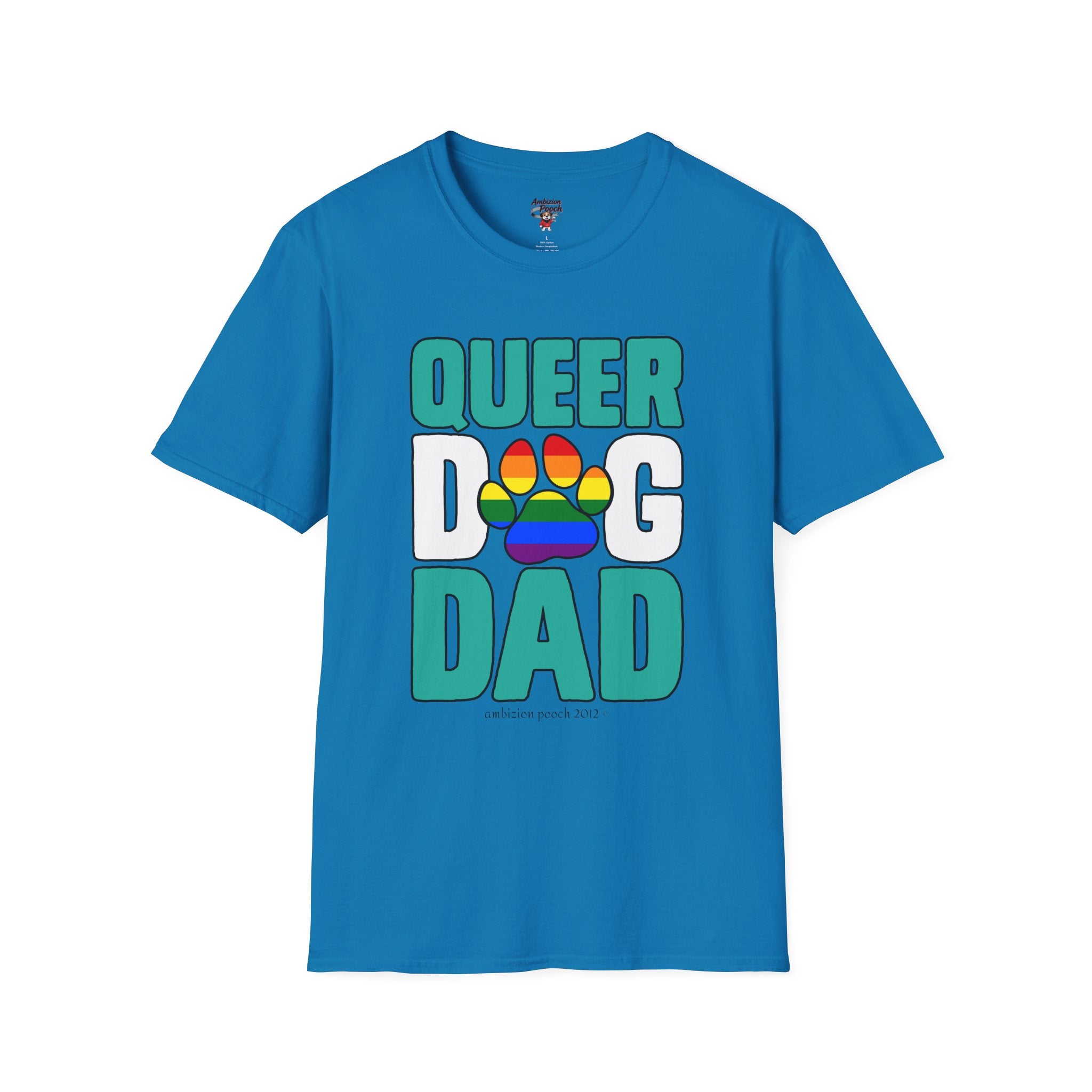 Queer Dog Dad Unisex Softstyle T-Shirt