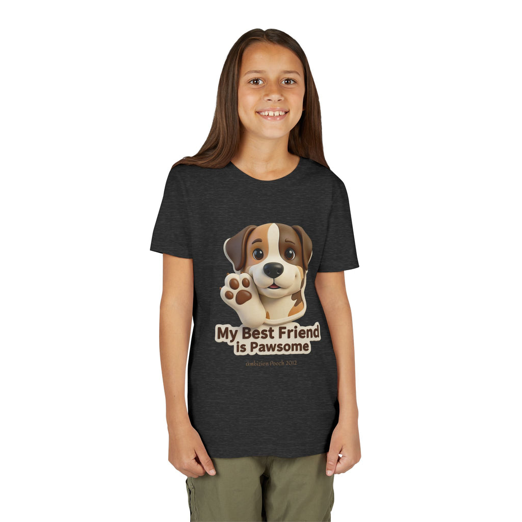 "My Best Friend is Pawsome" Kids Tee