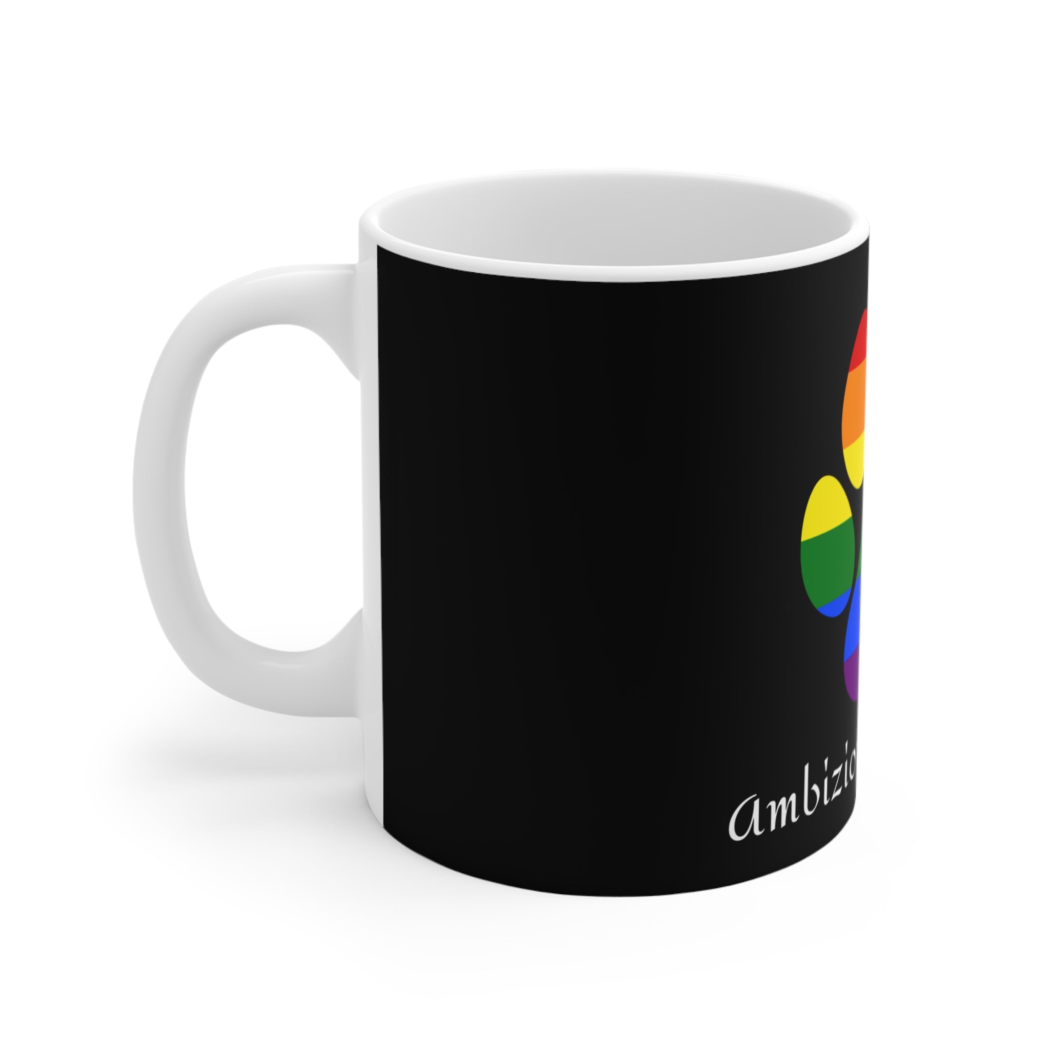 Rainbow Paw Mug 11oz (LGBTQ)