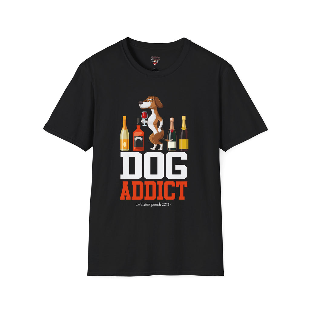 Dog Addict Unisex Softstyle T-Shirt