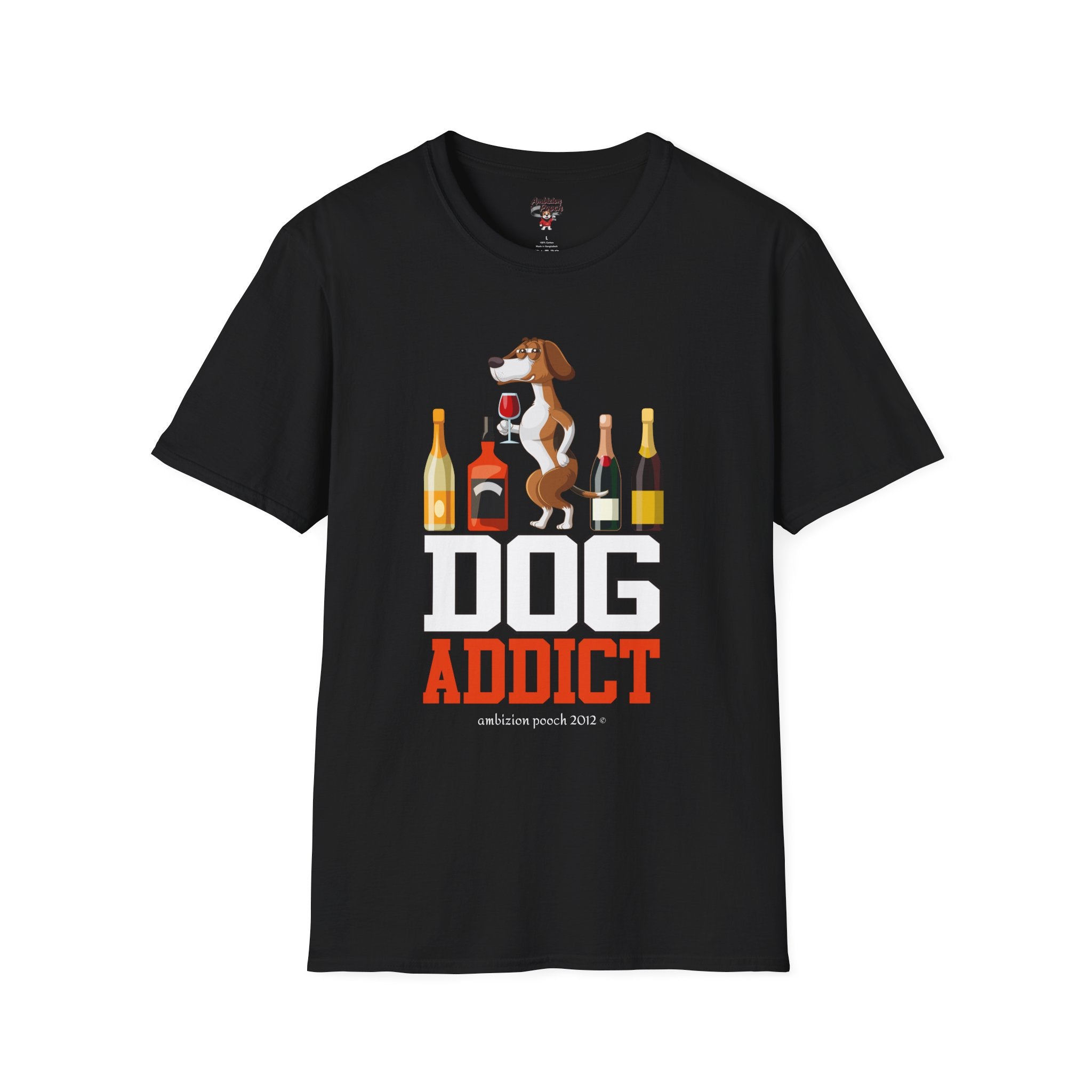 Dog Addict Unisex Softstyle T-Shirt