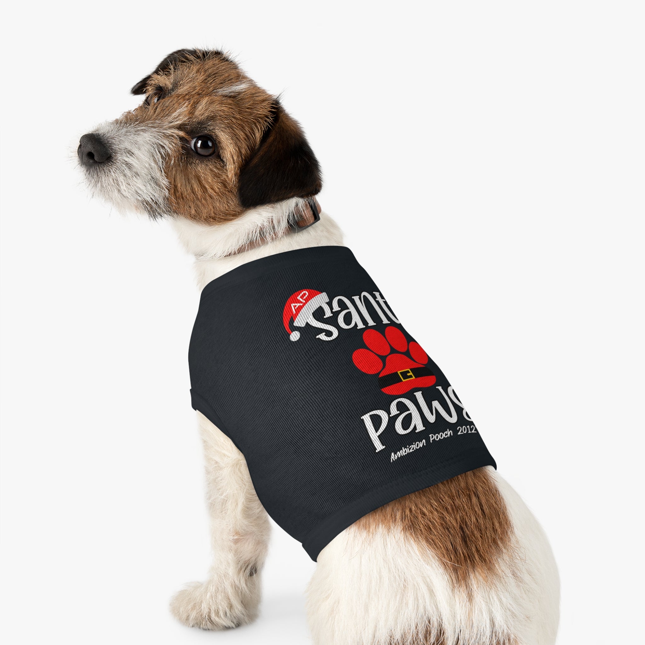 "Santa Paws" Christmas Doggy Tank Top