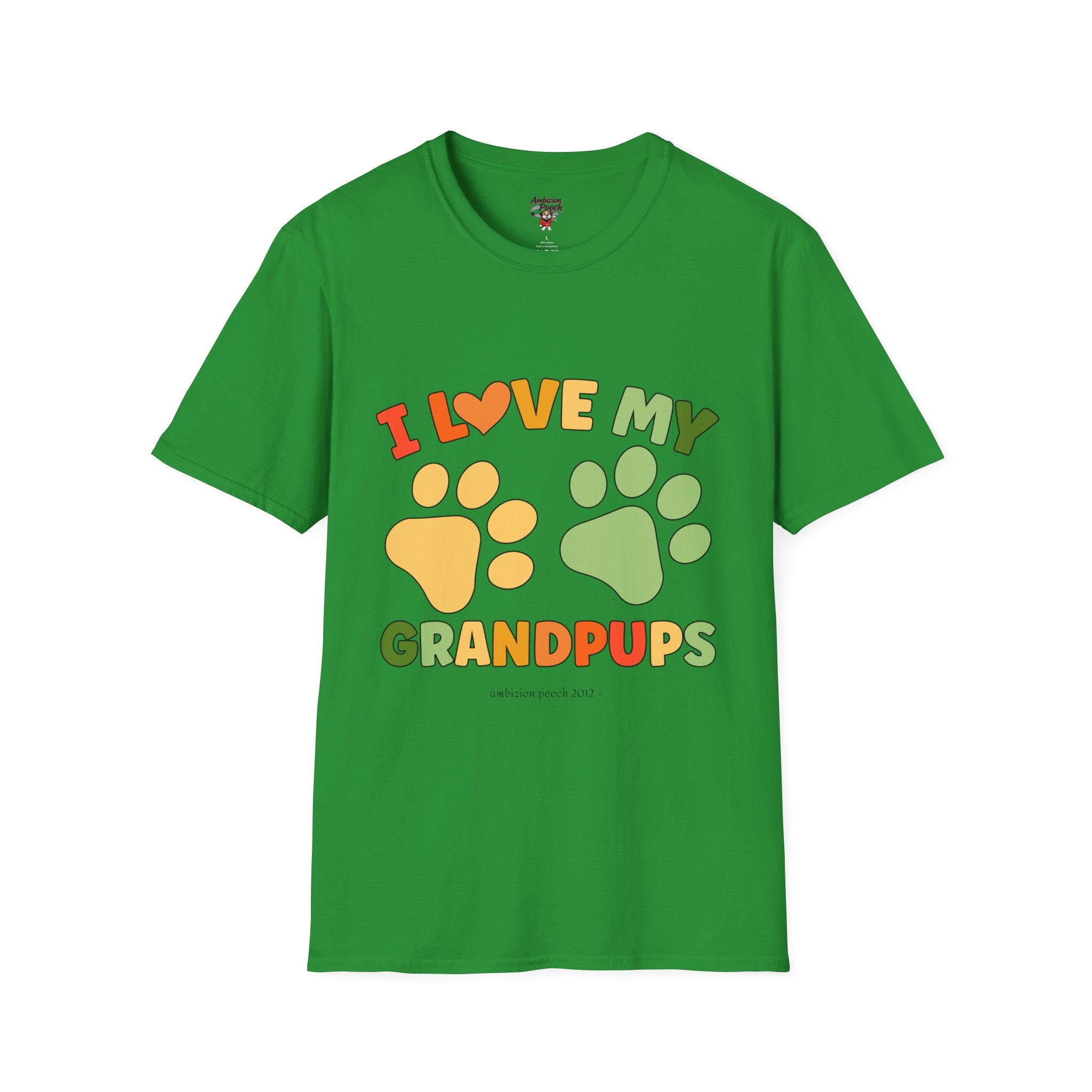 I Love My Grandpups Unisex Softstyle T-Shirt