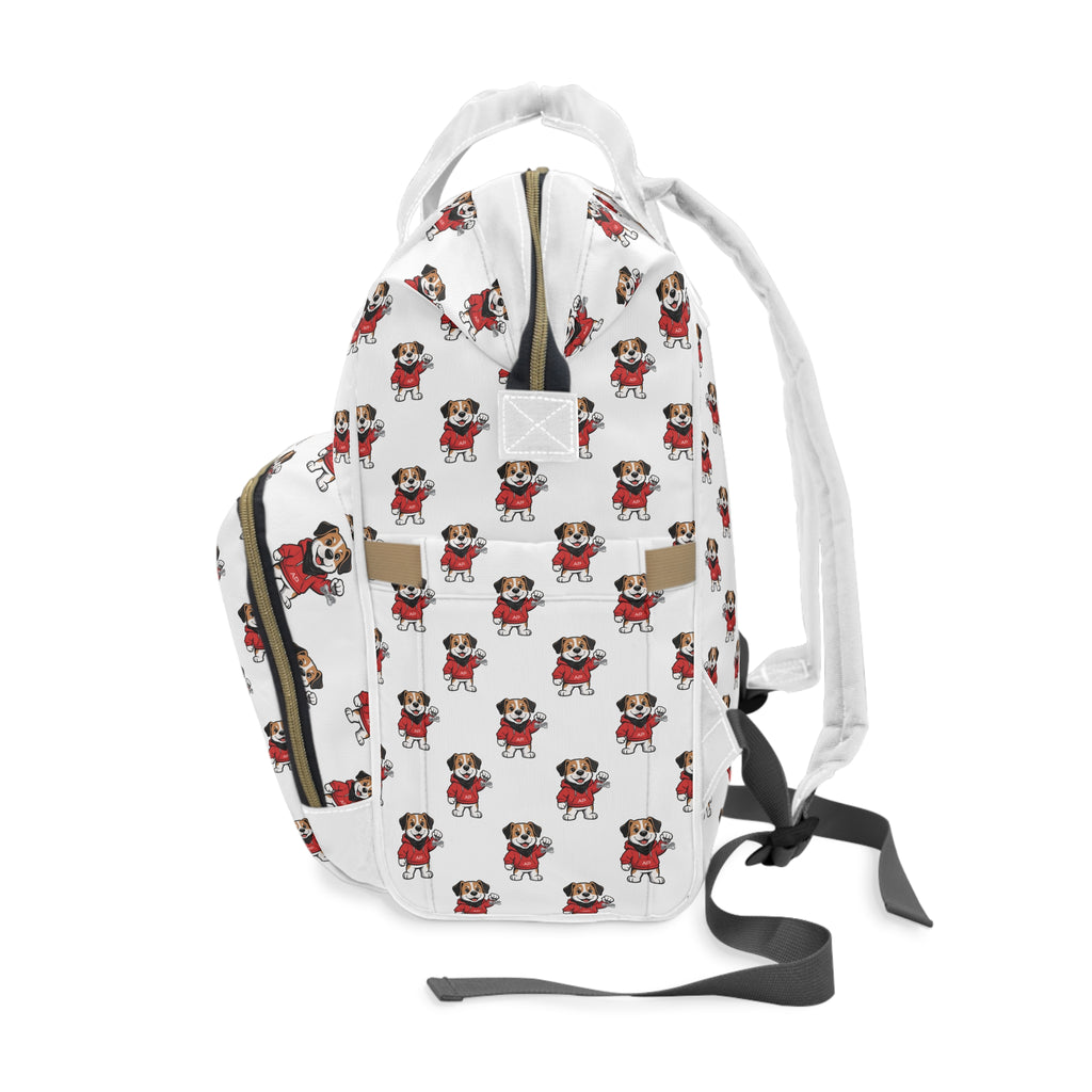Ambizion Pooch Signature Puppy/Doggy Multifunctional Backpack White