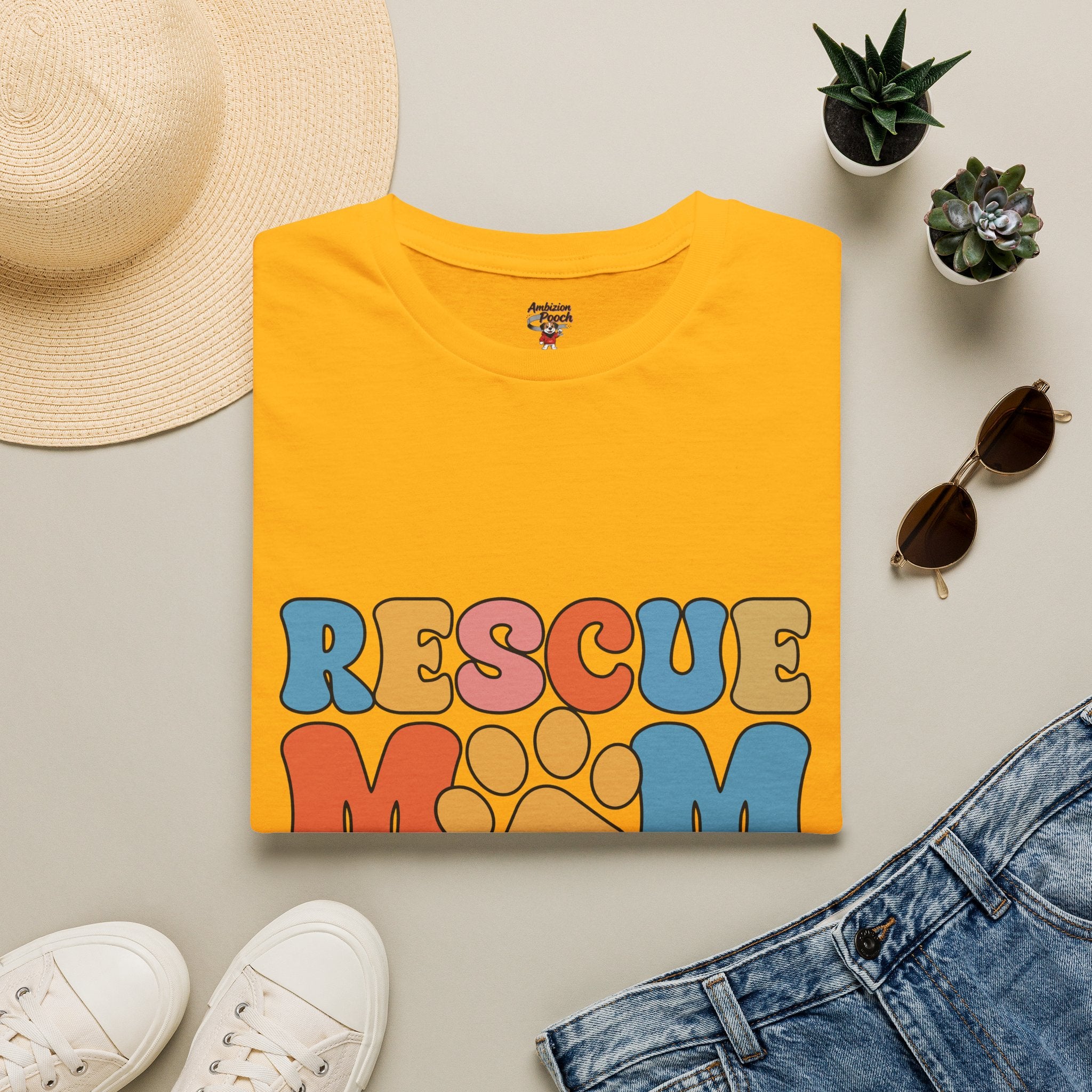 Rescue Mom Unisex Softstyle T-Shirt
