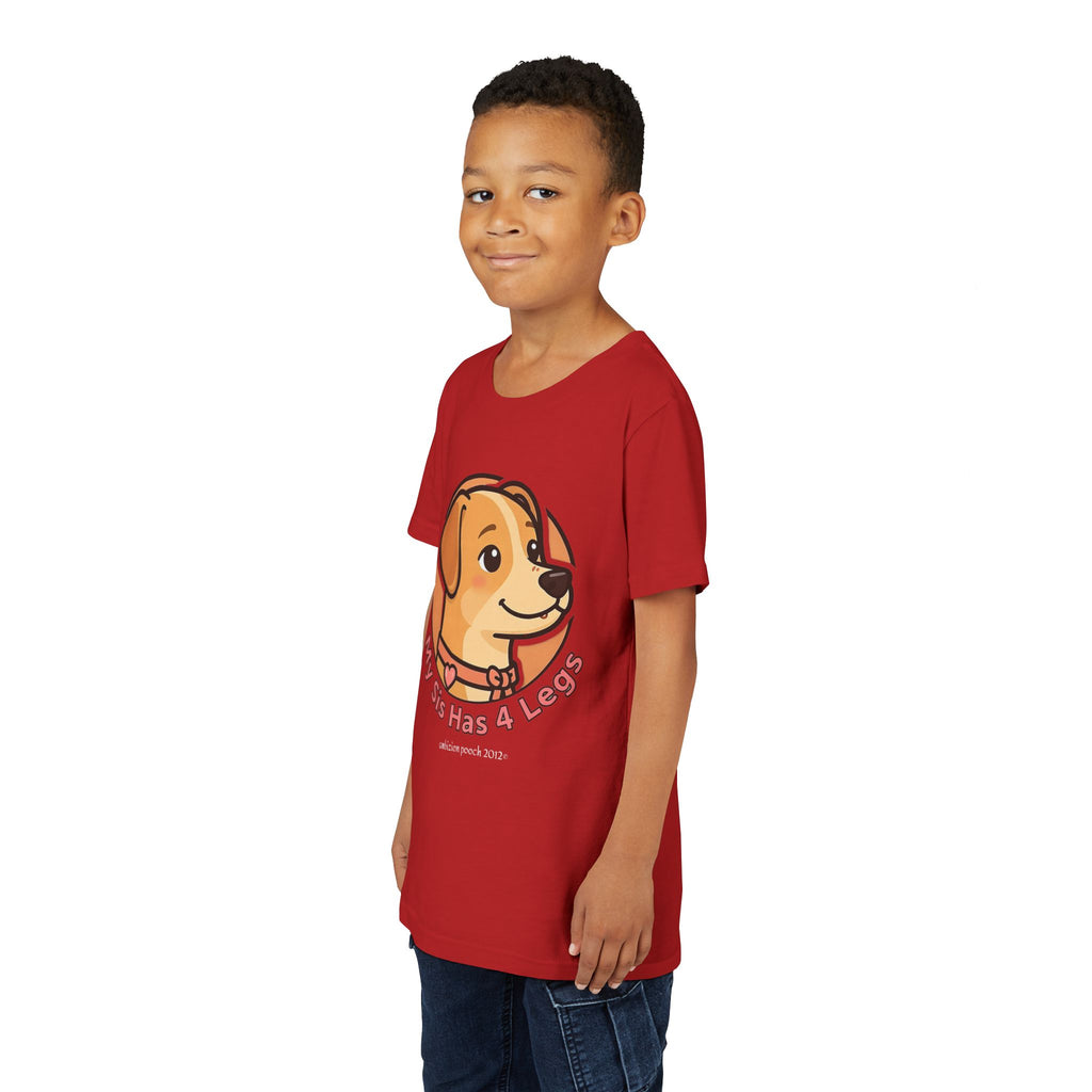 "My Sis Has 4 Legs" Kids Tee