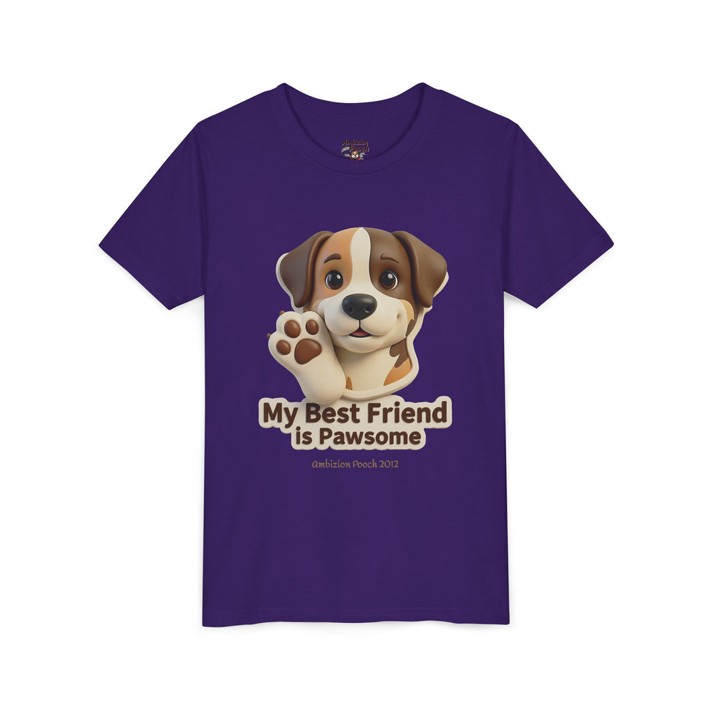 "My Best Friend is Pawsome" Kids Tee
