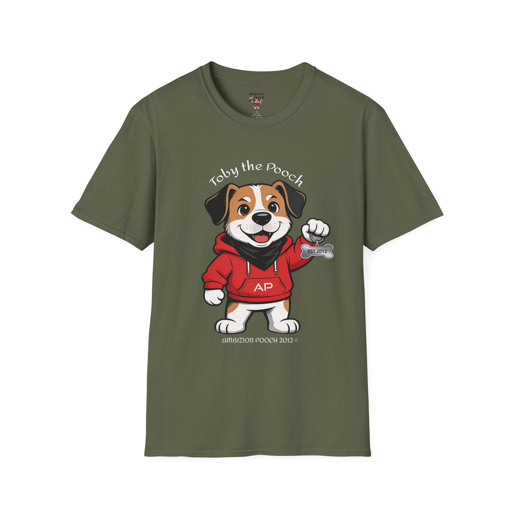 Toby the Pooch Unisex Softstyle T-Shirt