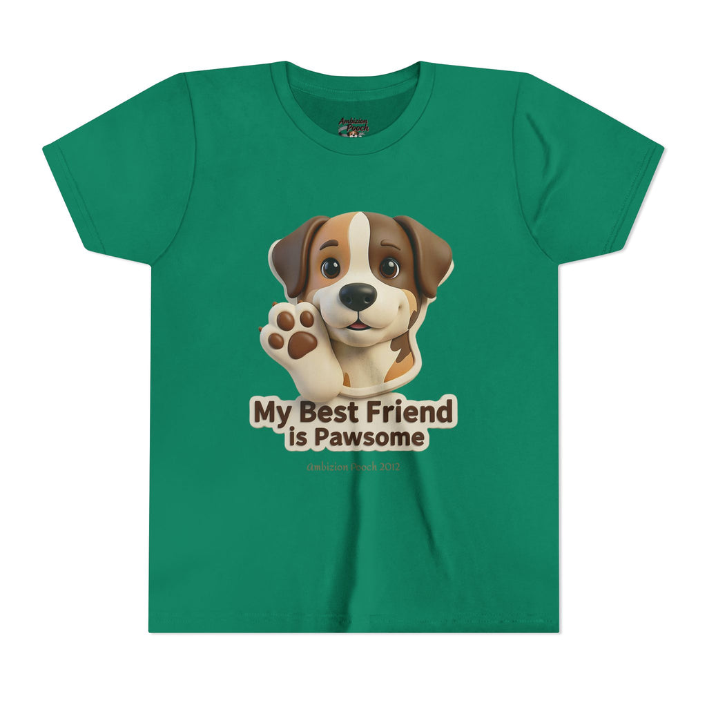 "My Best Friend is Pawsome" Kids Tee