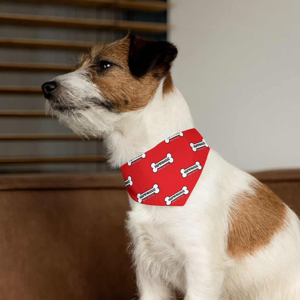 Humpaholic Pet Bandana Collar Red
