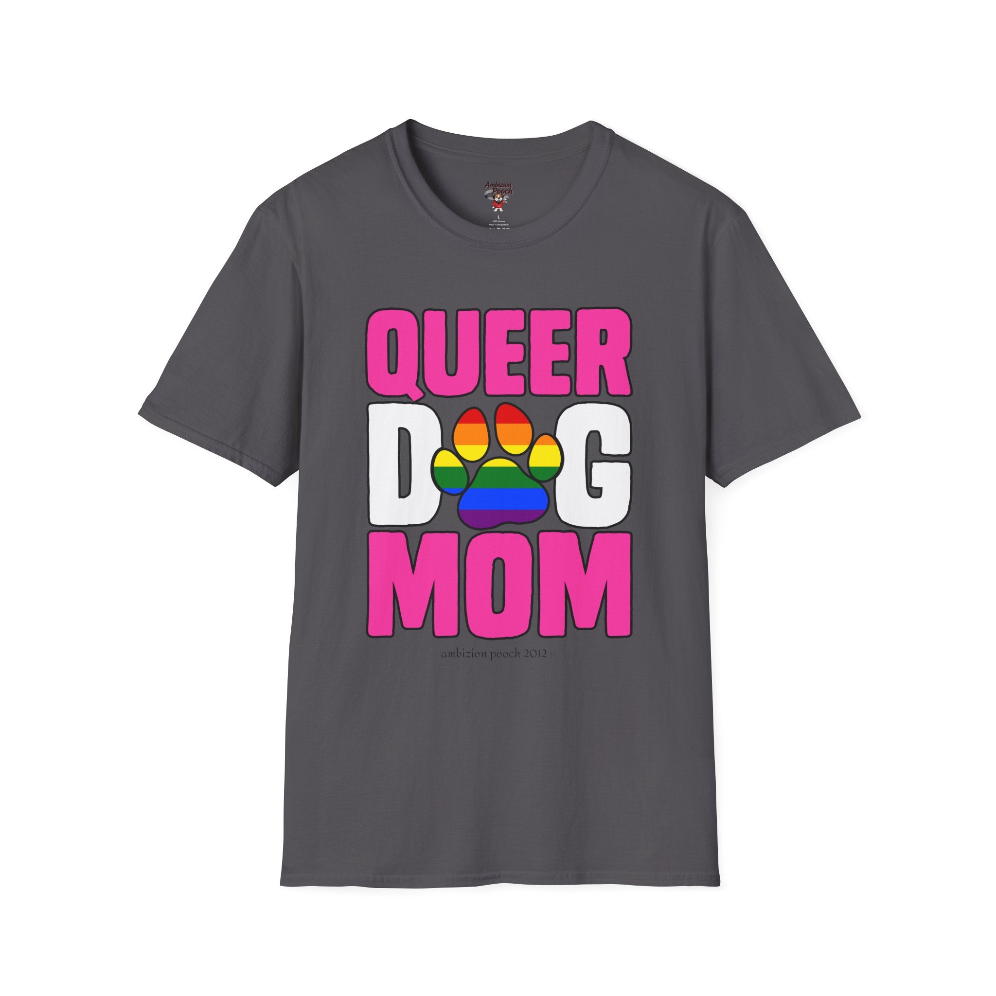 Queer Dog Mom Unisex Softstyle T-Shirt