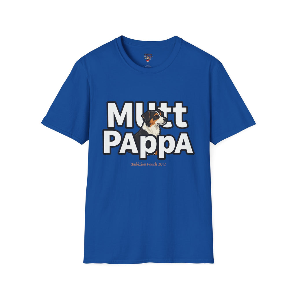 Mutt Pappa Unisex Softstyle T-Shirt (All Dogs)