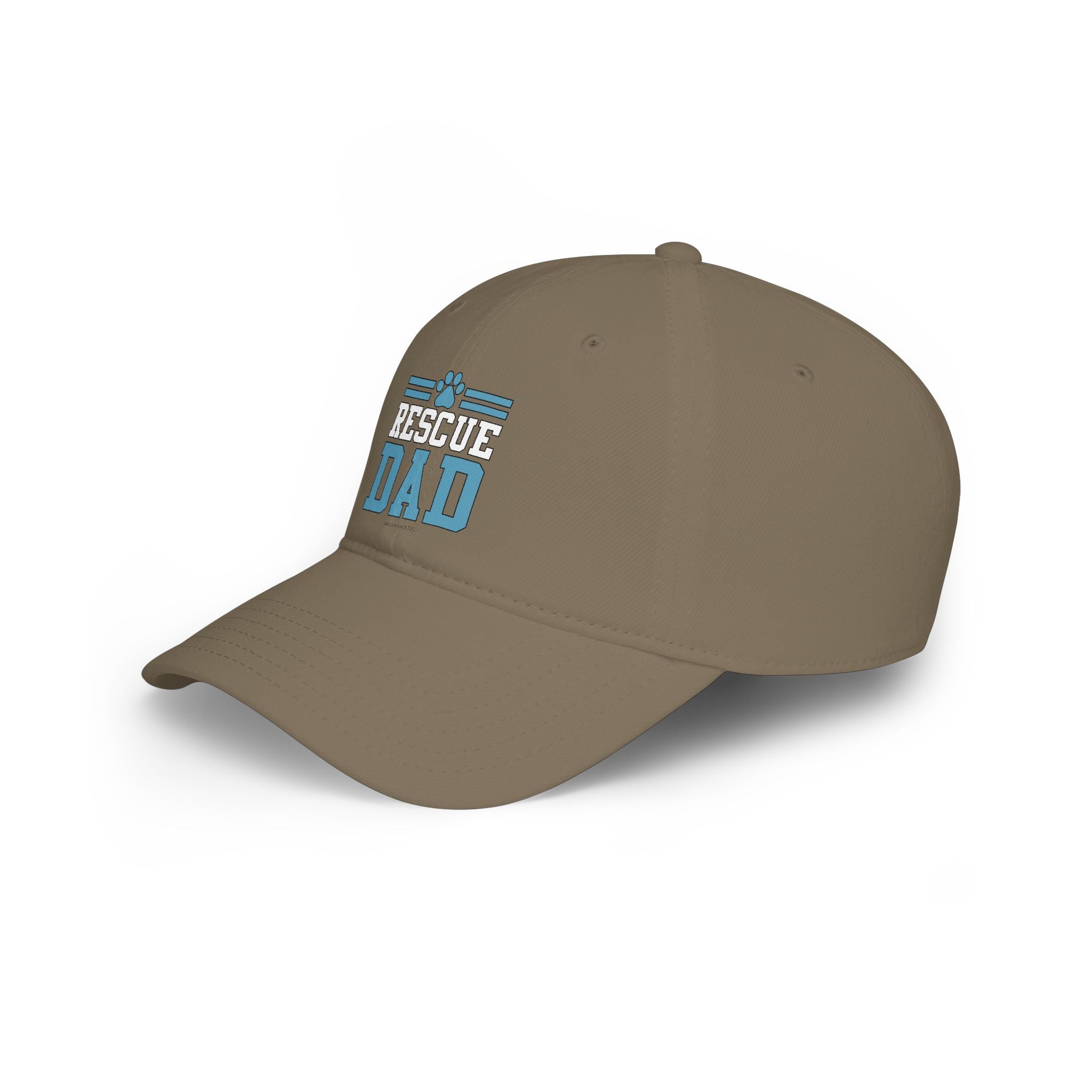 Rescue Dog Dad Low Profile Baseball Cap