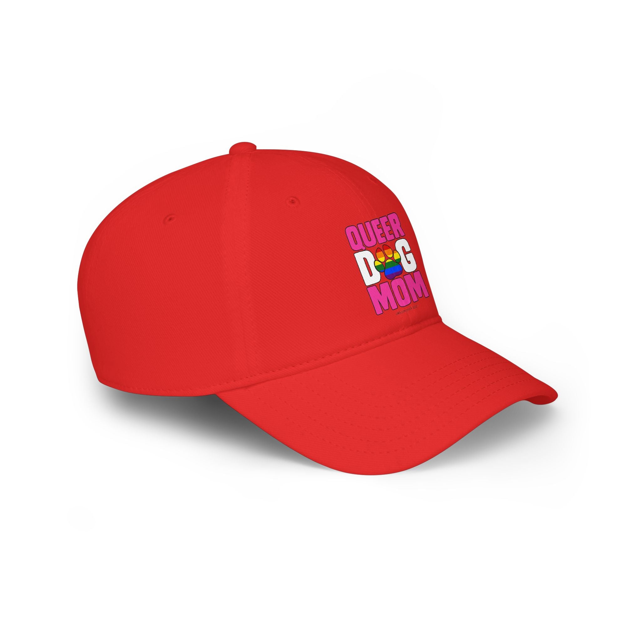 Queer Dog Mom Low Profile Baseball Cap