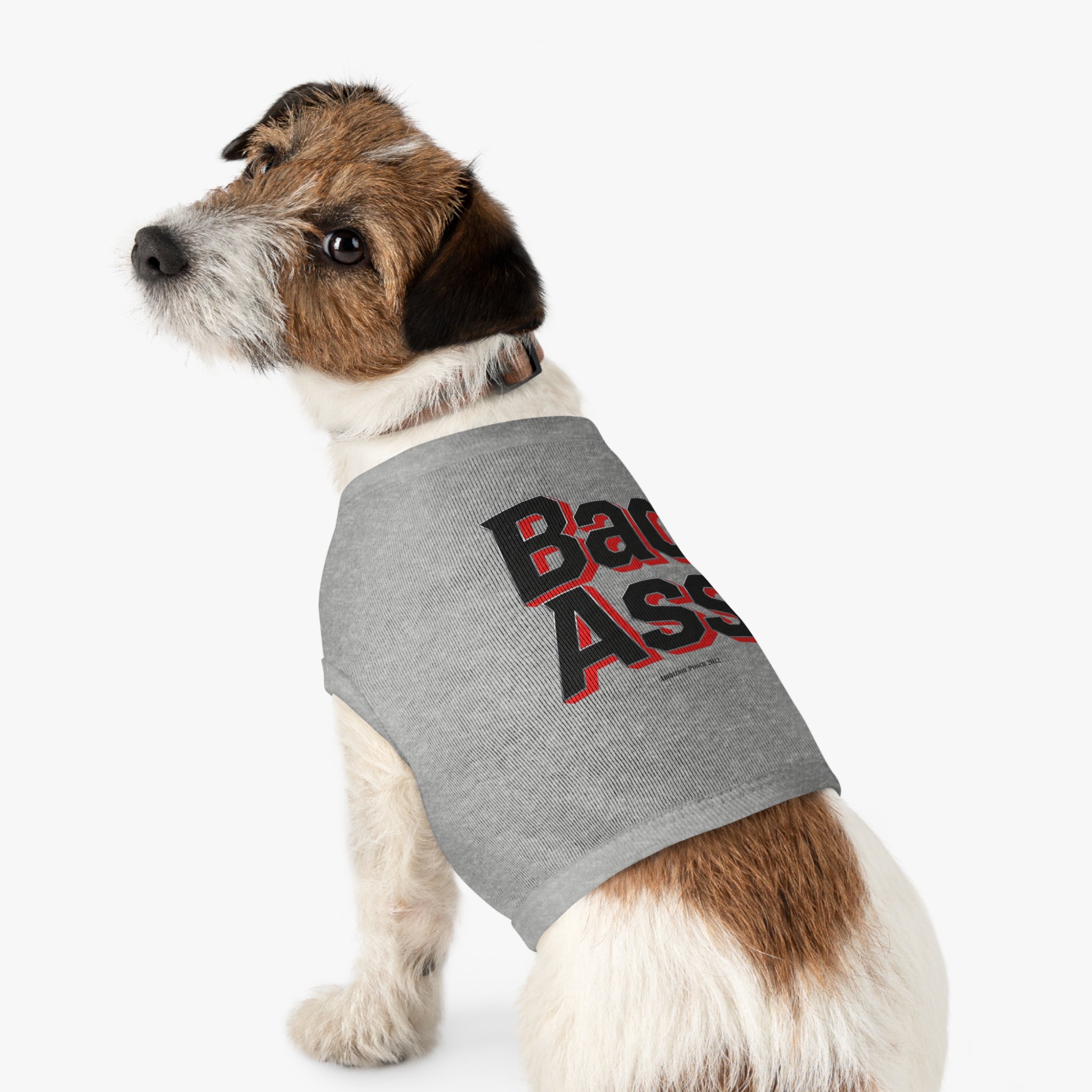 Bad Ass Tank Top — "Bad Ass Dog Mama and Bad Ass Dog Dad" (Pet & Parent Matching)