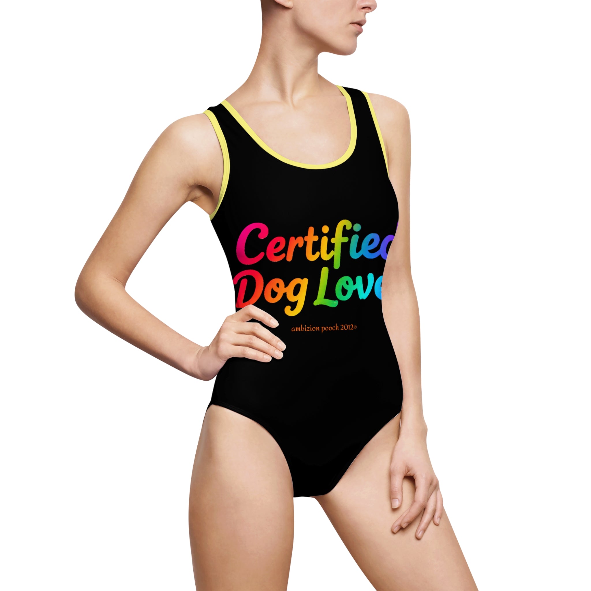 Certified Dog Lover One-Piece Swimsuit