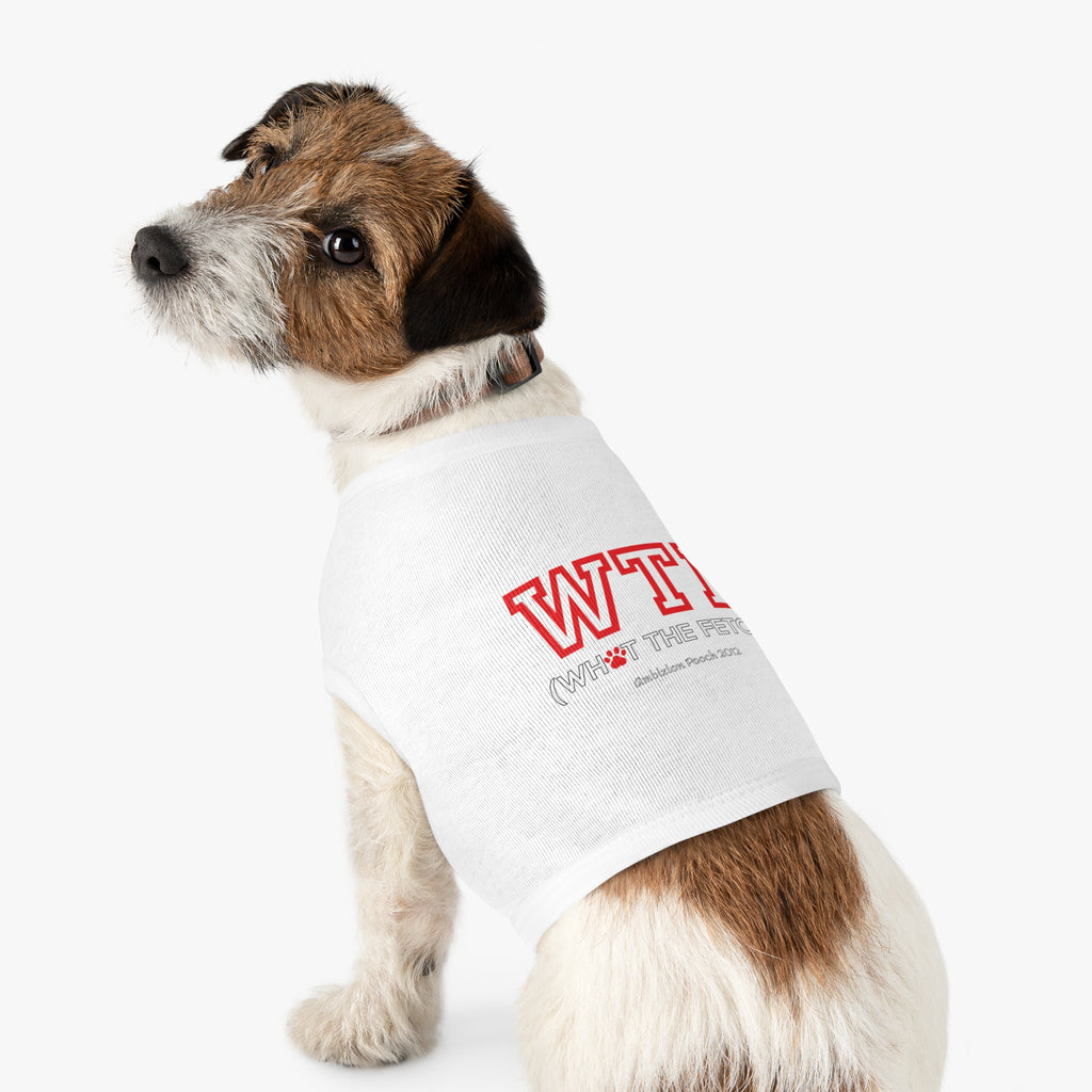 Doggy WTF Tank Top — "WTF" (Pet & Parent Matching)
