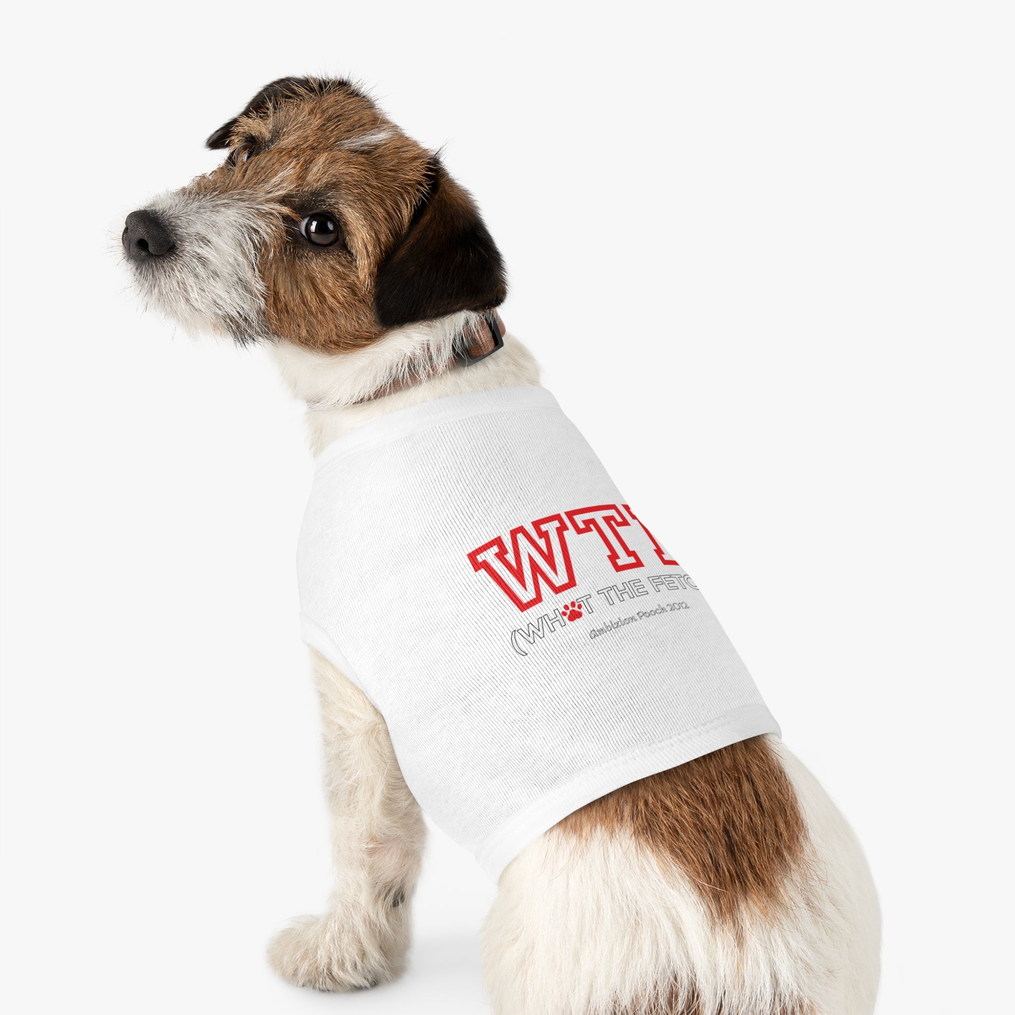 Doggy WTF Tank Top — "WTF" (Pet & Parent Matching)