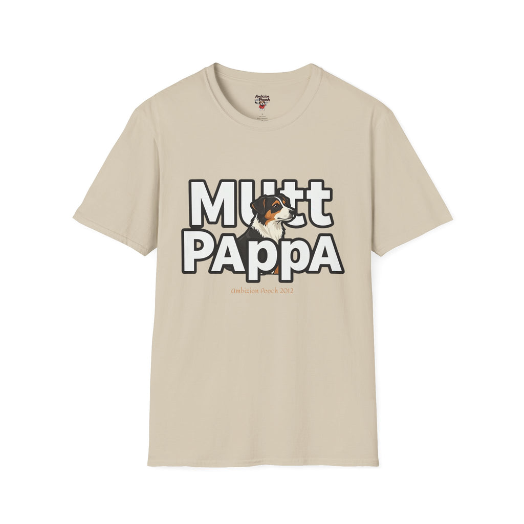 Mutt Pappa Unisex Softstyle T-Shirt (All Dogs)