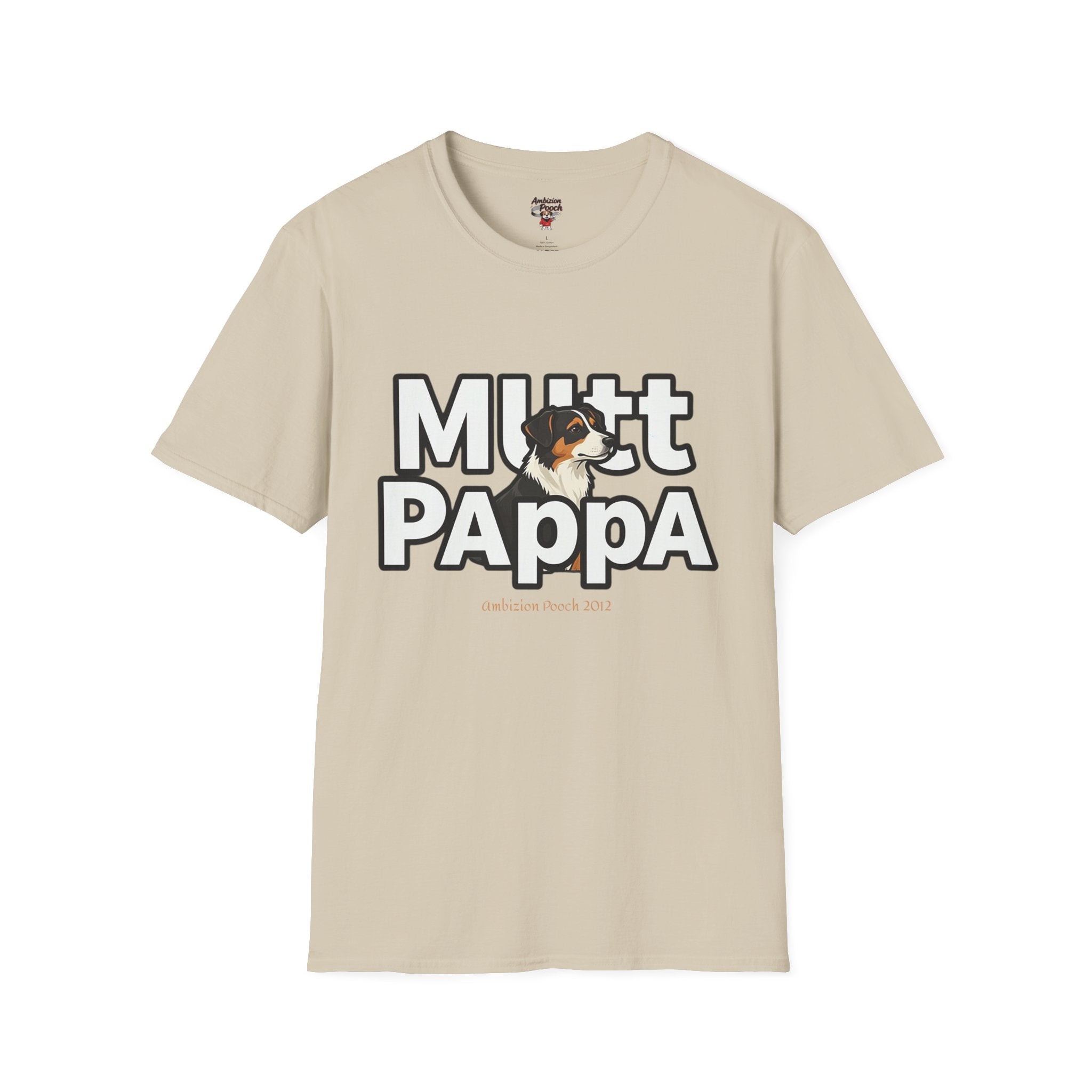 Mutt Pappa Unisex Softstyle T-Shirt (All Dogs)