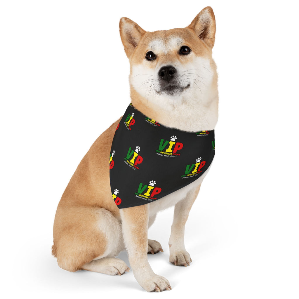 VIP Pet Bandana Collar Black