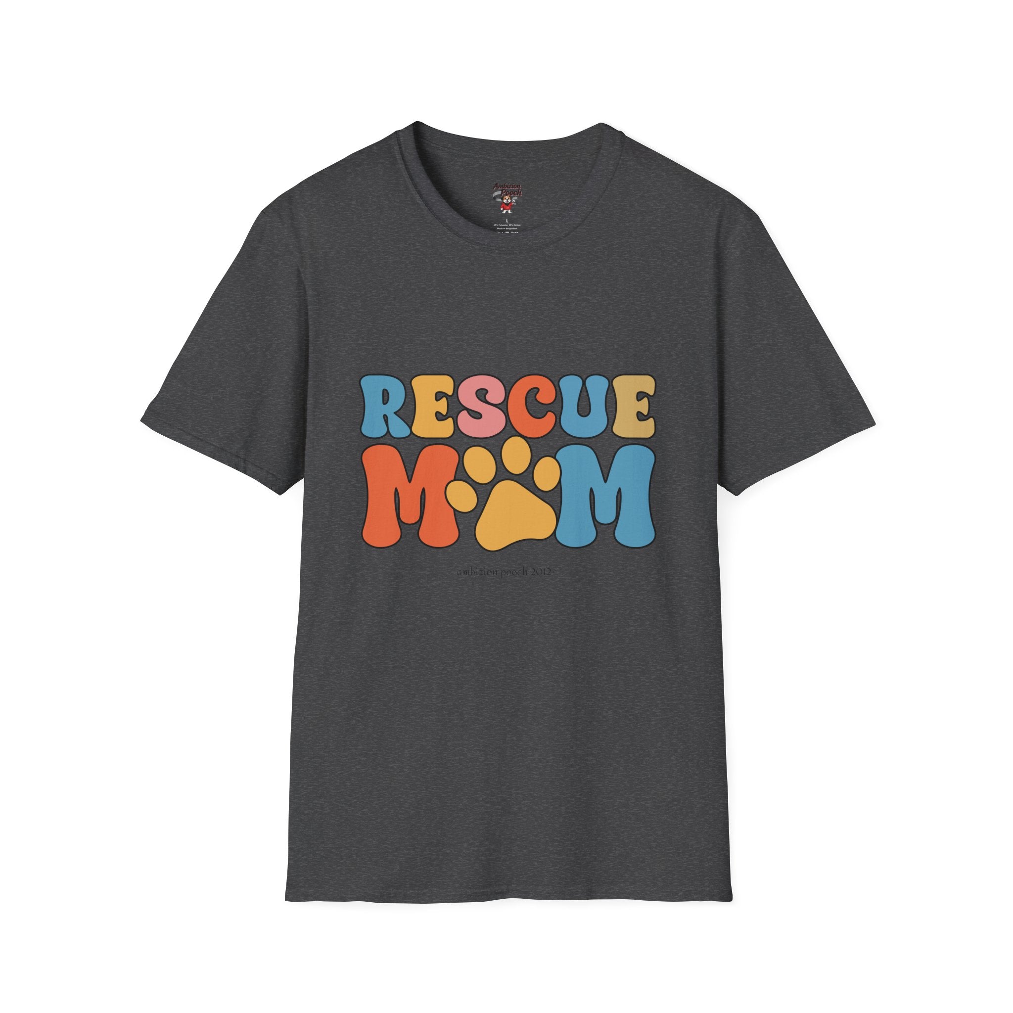 Rescue Mom Unisex Softstyle T-Shirt