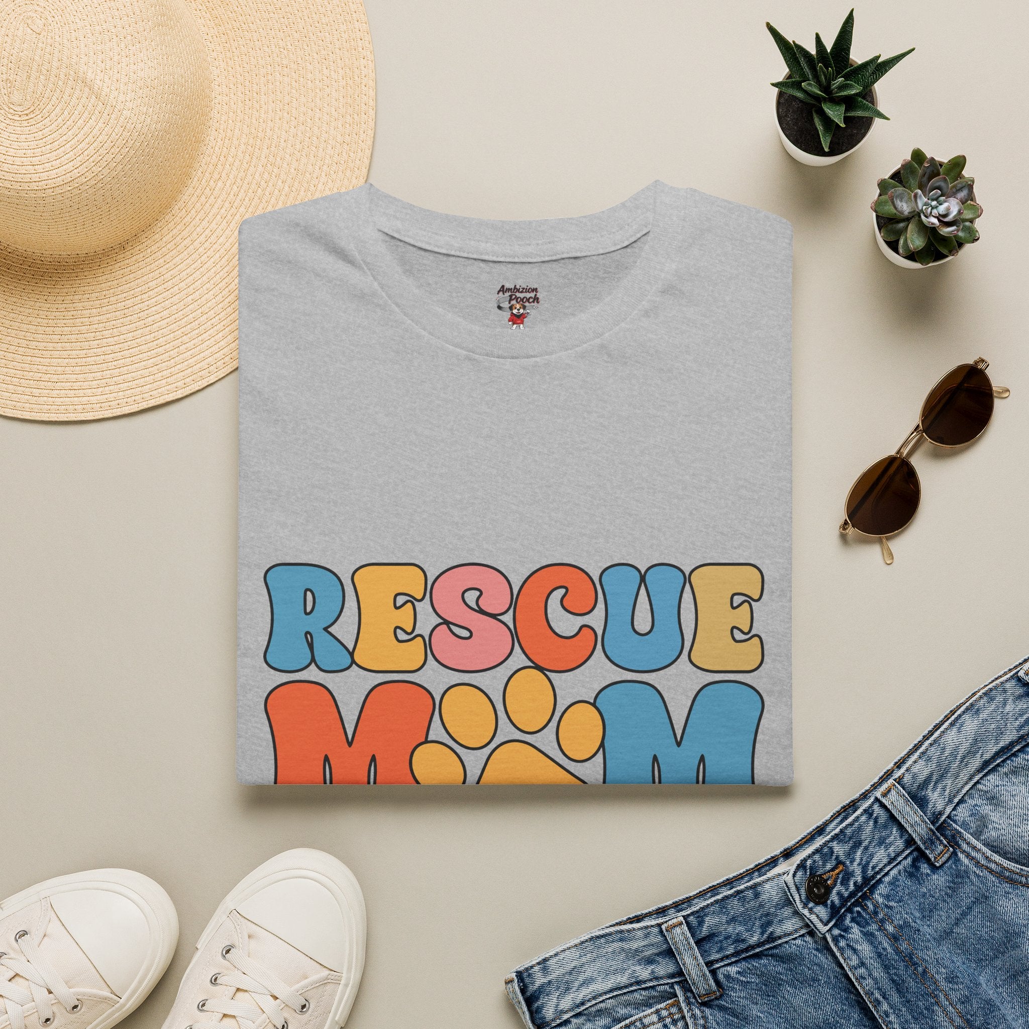 Rescue Mom Unisex Softstyle T-Shirt