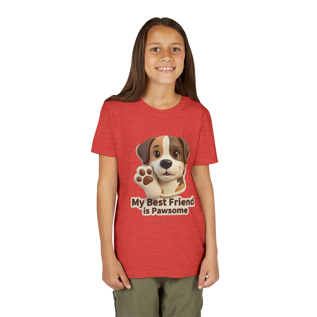 "My Best Friend is Pawsome" Kids Tee