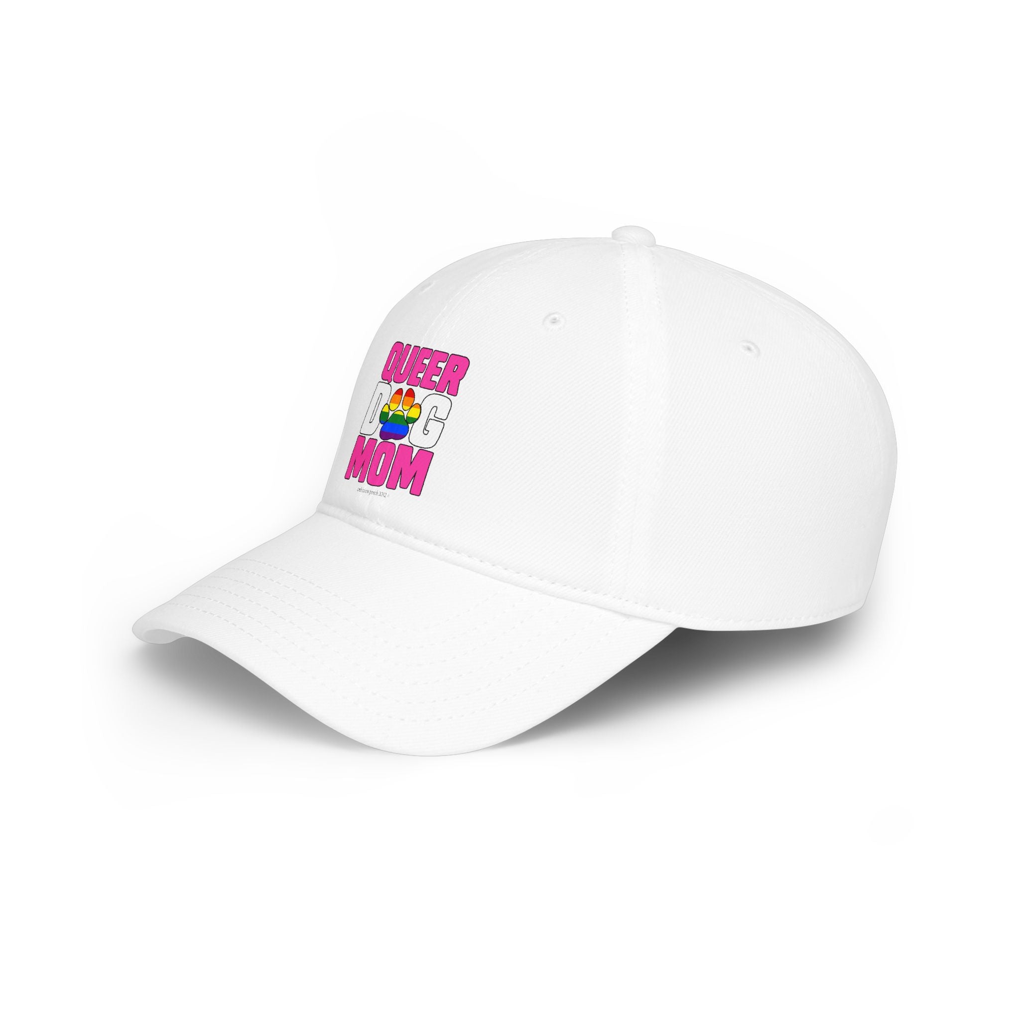 Queer Dog Mom Low Profile Baseball Cap