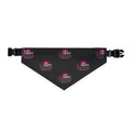 Daddy's Princess Pet Bandana Collar Black