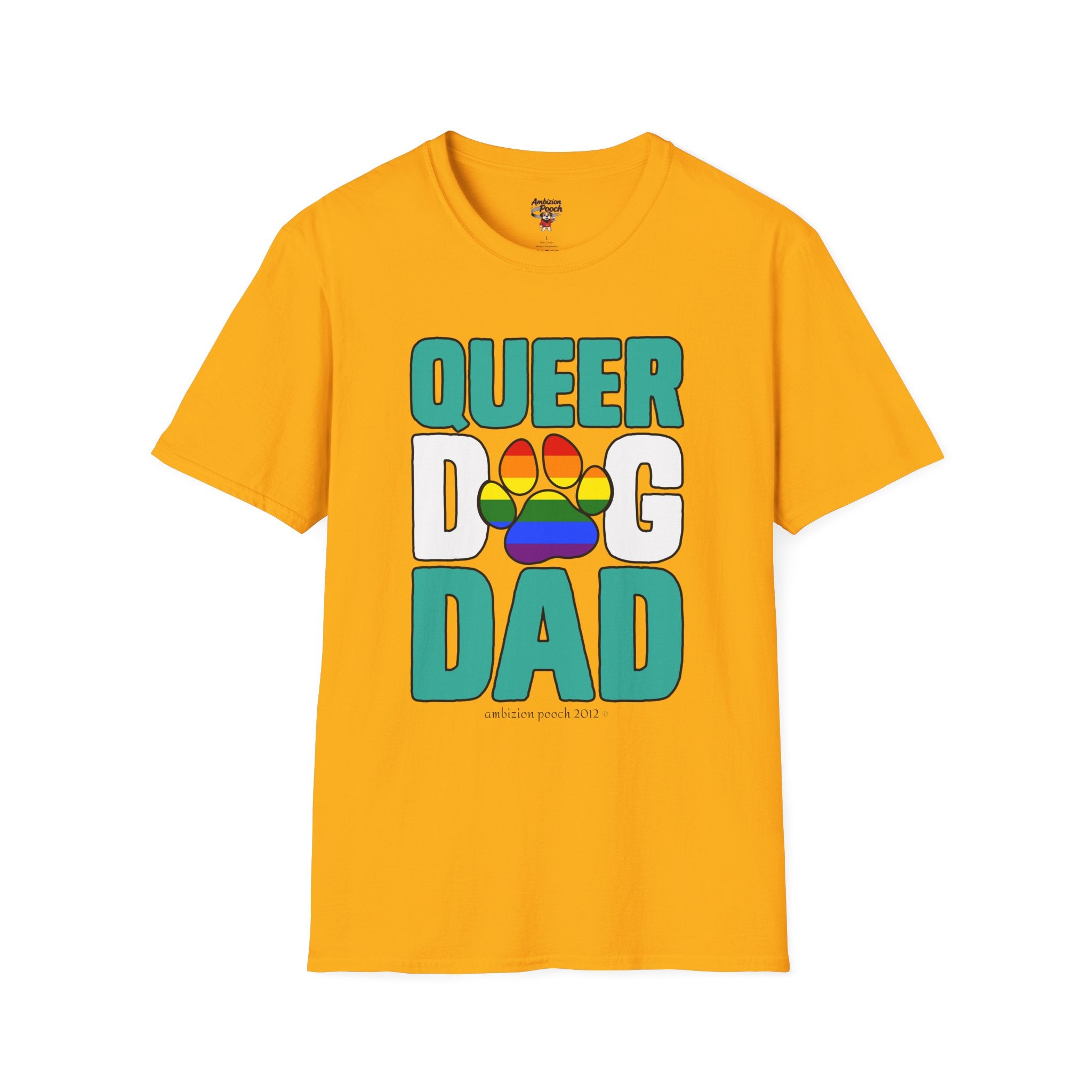 Queer Dog Dad Unisex Softstyle T-Shirt
