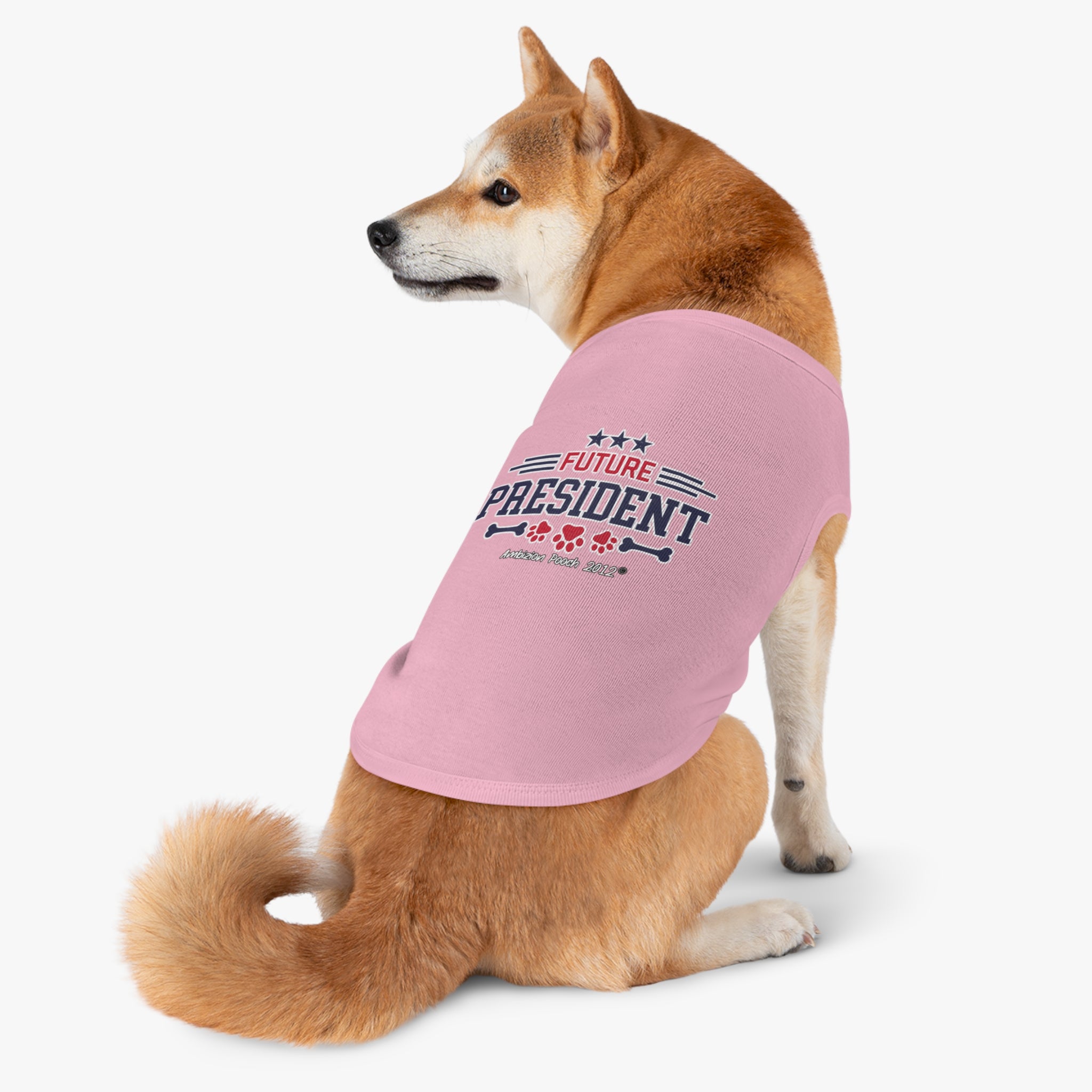 Future President Doggy Tank Top — "Future Vice President" (Pet & Parent Matching)