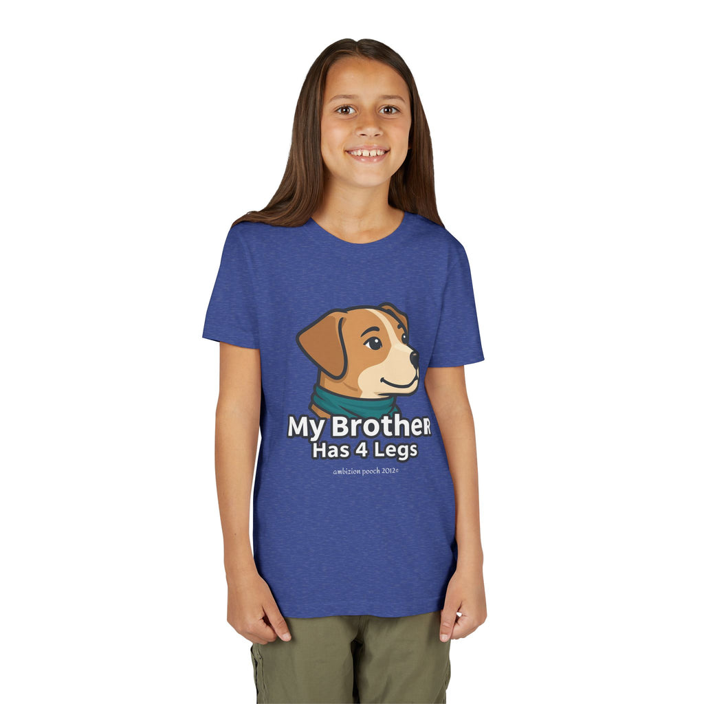 "My Bro Has 4 Legs" Kids Tee