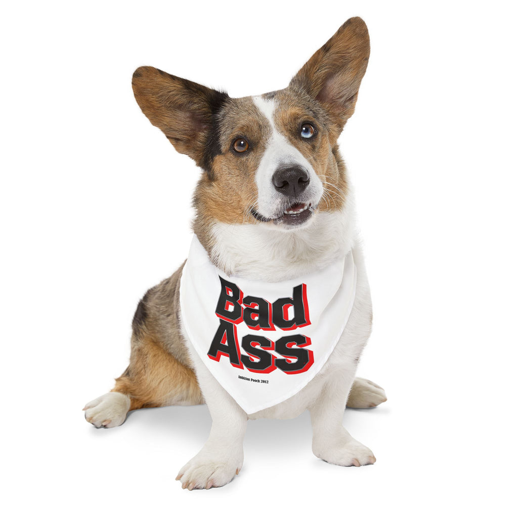 Pet Bandana Collar — Bad Ass "Bad Ass Dog Mama & Bad Ass Dog Dad" Matching Pet & Parent