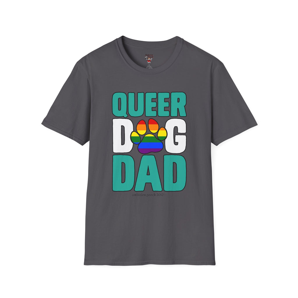 Queer Dog Dad Unisex Softstyle T-Shirt