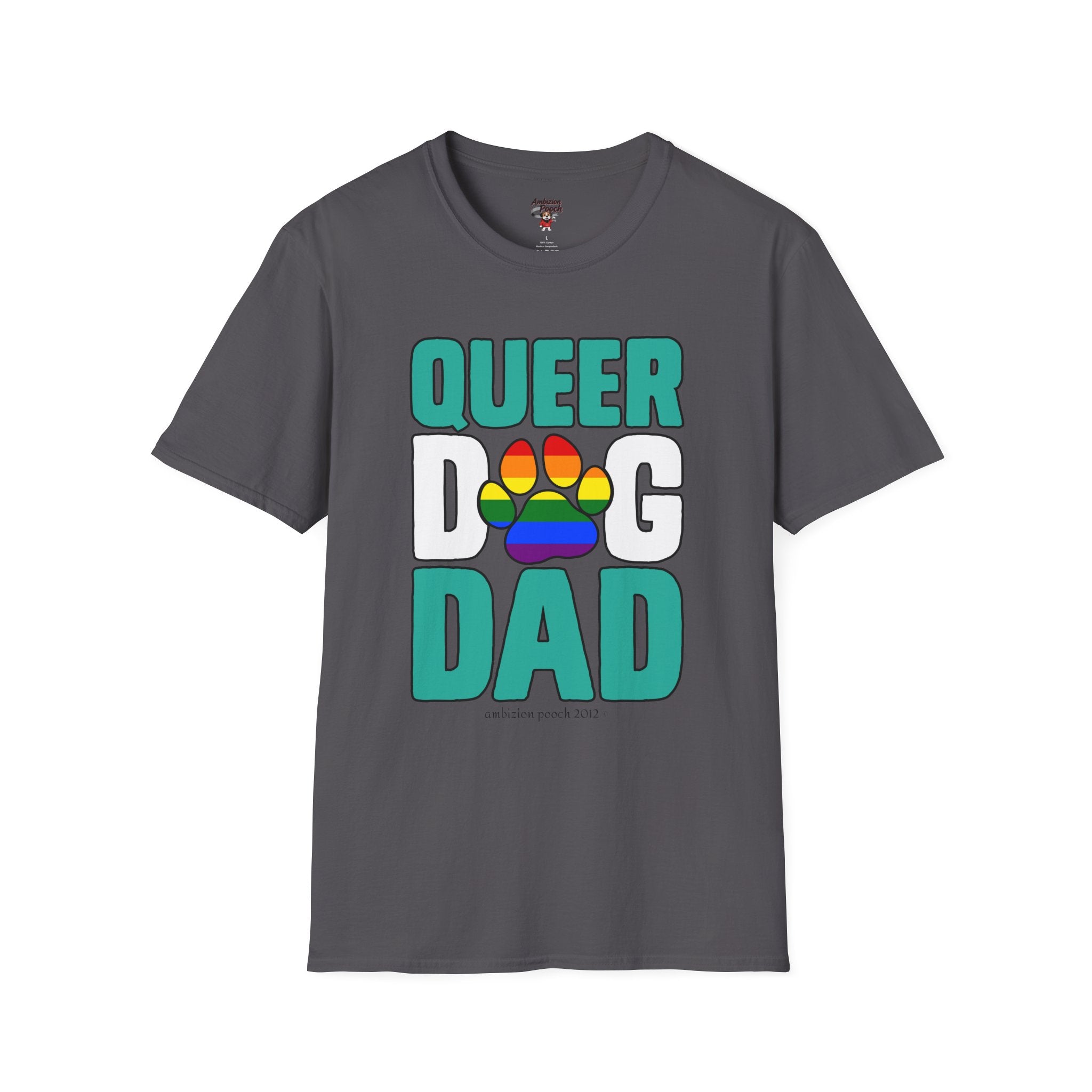 Queer Dog Dad Unisex Softstyle T-Shirt