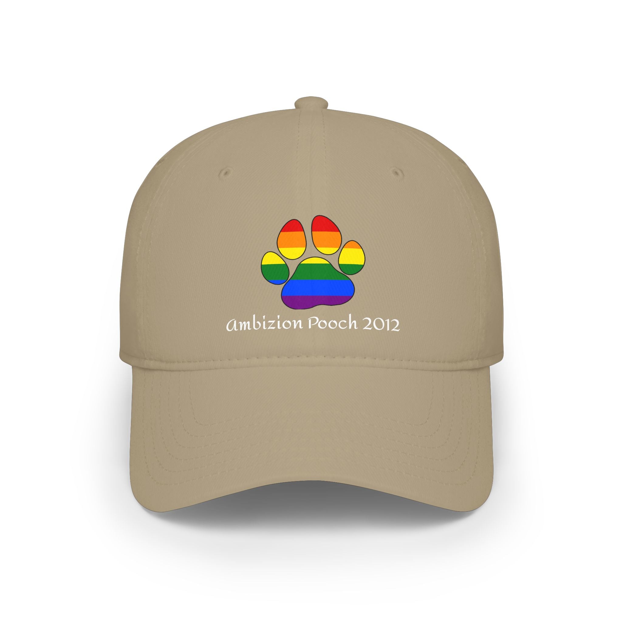 Rainbow Paw Low Profile Baseball Cap (LGBTQ)