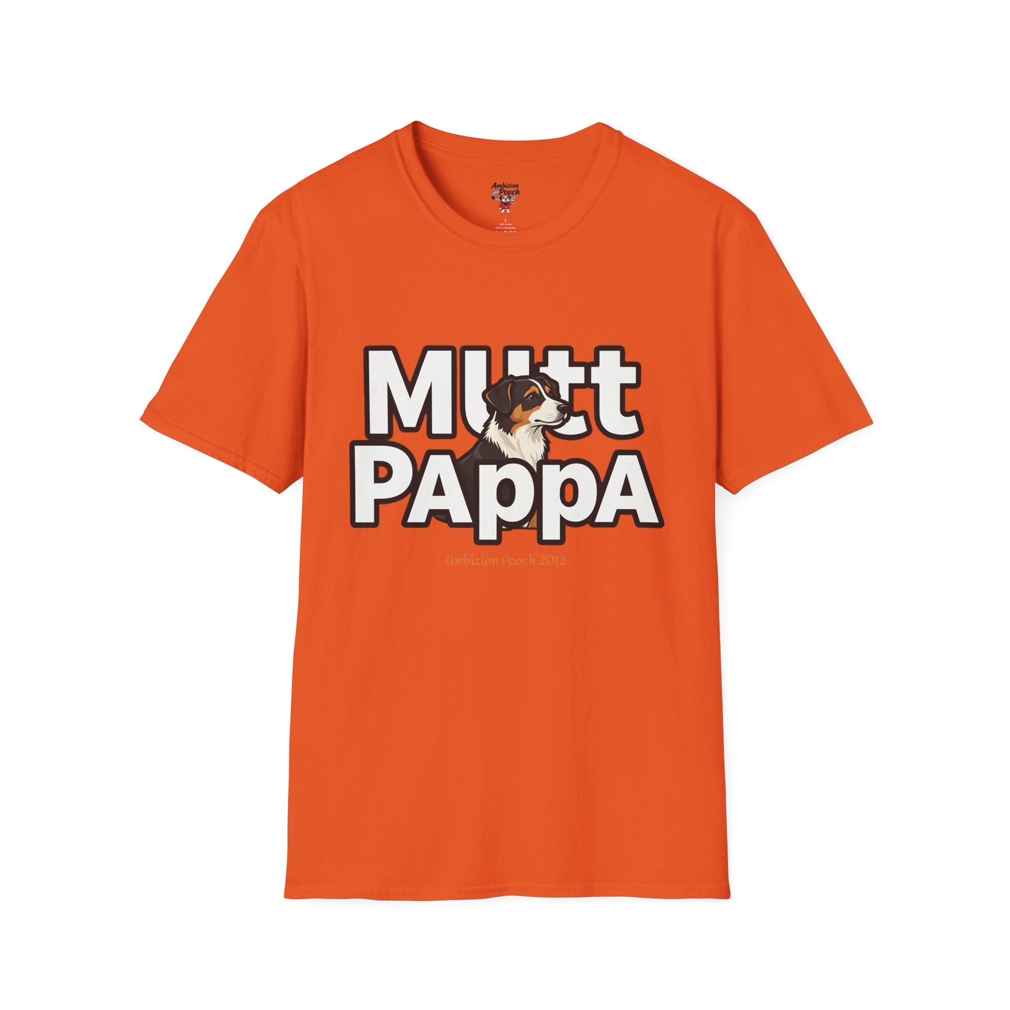 Mutt Pappa Unisex Softstyle T-Shirt (All Dogs)