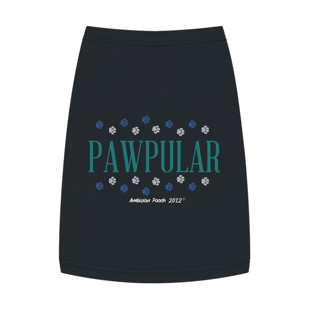 "Pawpular" Doggy Tank Top — "Invisible" (Pet & Parent Matching)