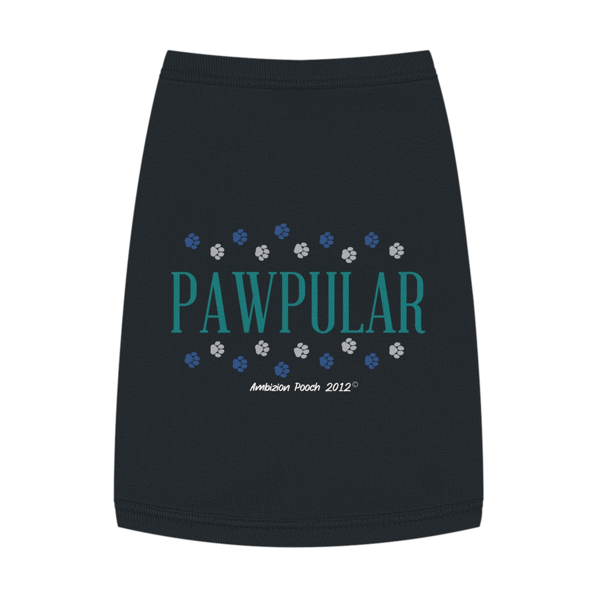 "Pawpular" Doggy Tank Top — "Invisible" (Pet & Parent Matching)
