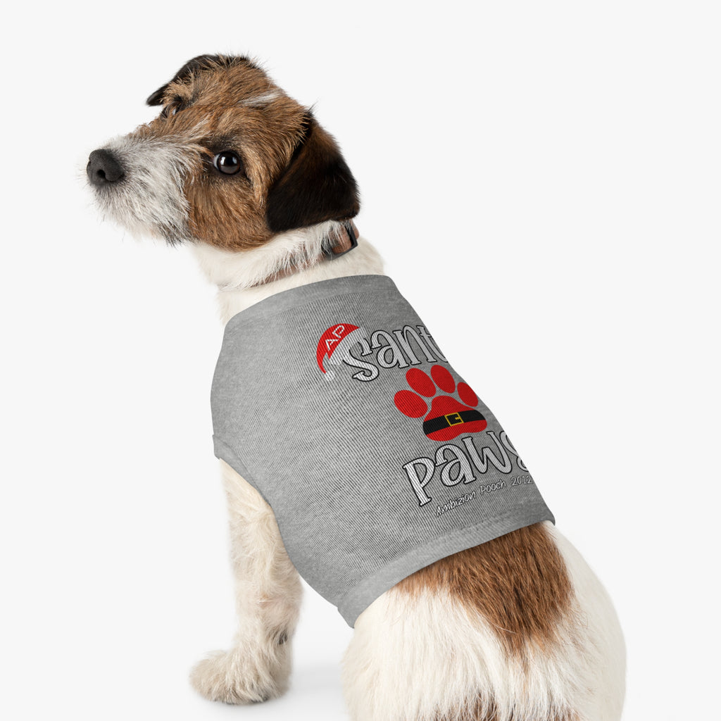 "Santa Paws" Christmas Doggy Tank Top