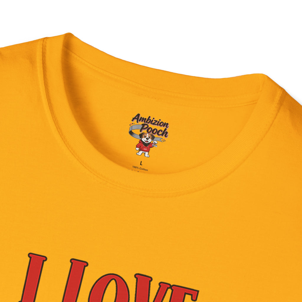 I Love Dogs More Than Humans Unisex Softstyle T-Shirt