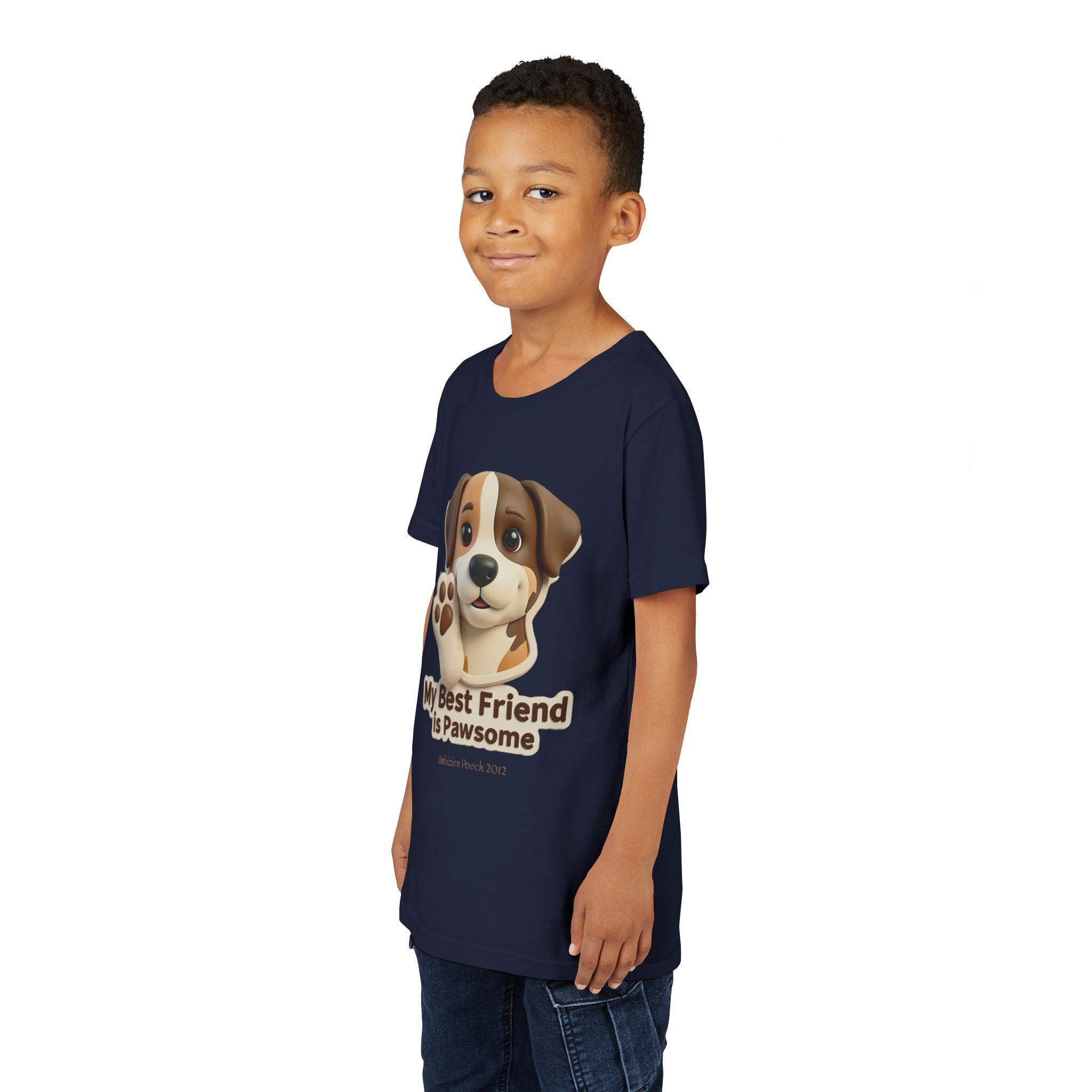"My Best Friend is Pawsome" Kids Tee