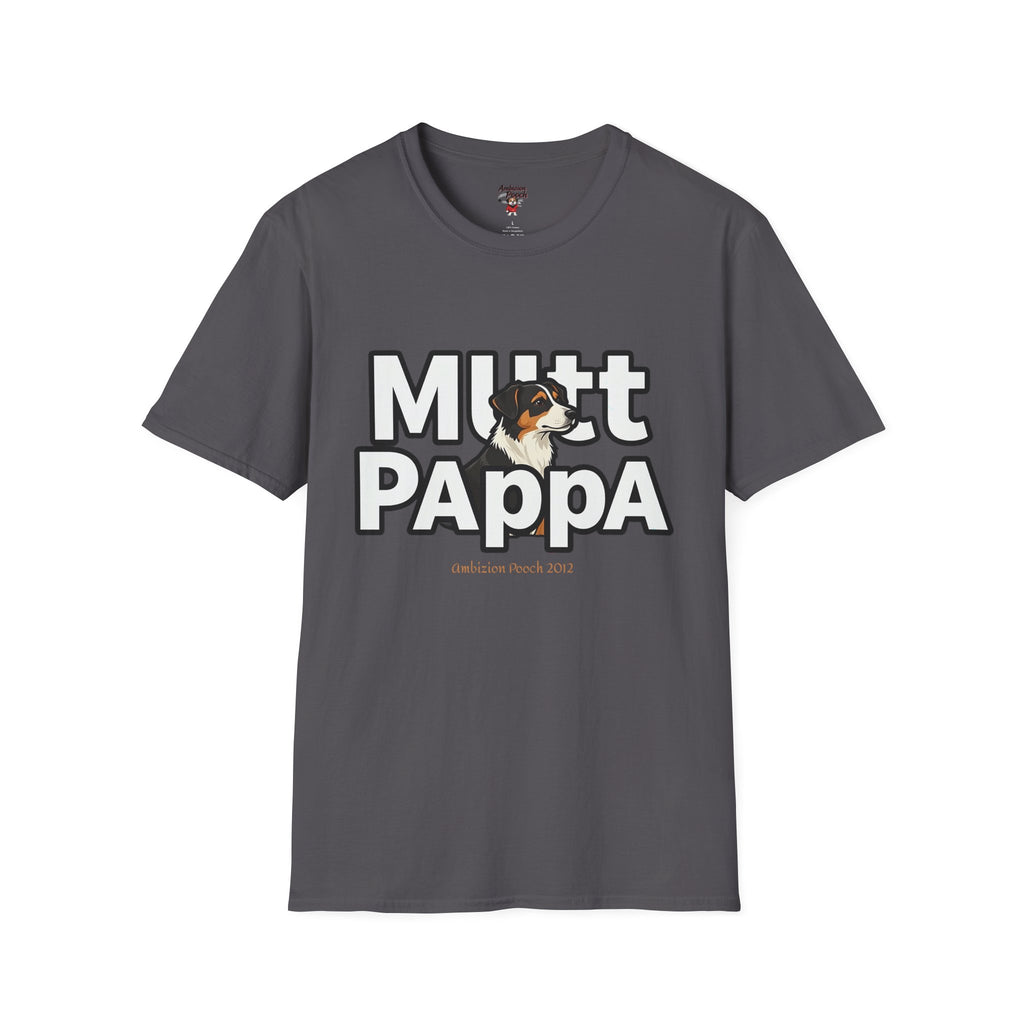 Mutt Pappa Unisex Softstyle T-Shirt (All Dogs)