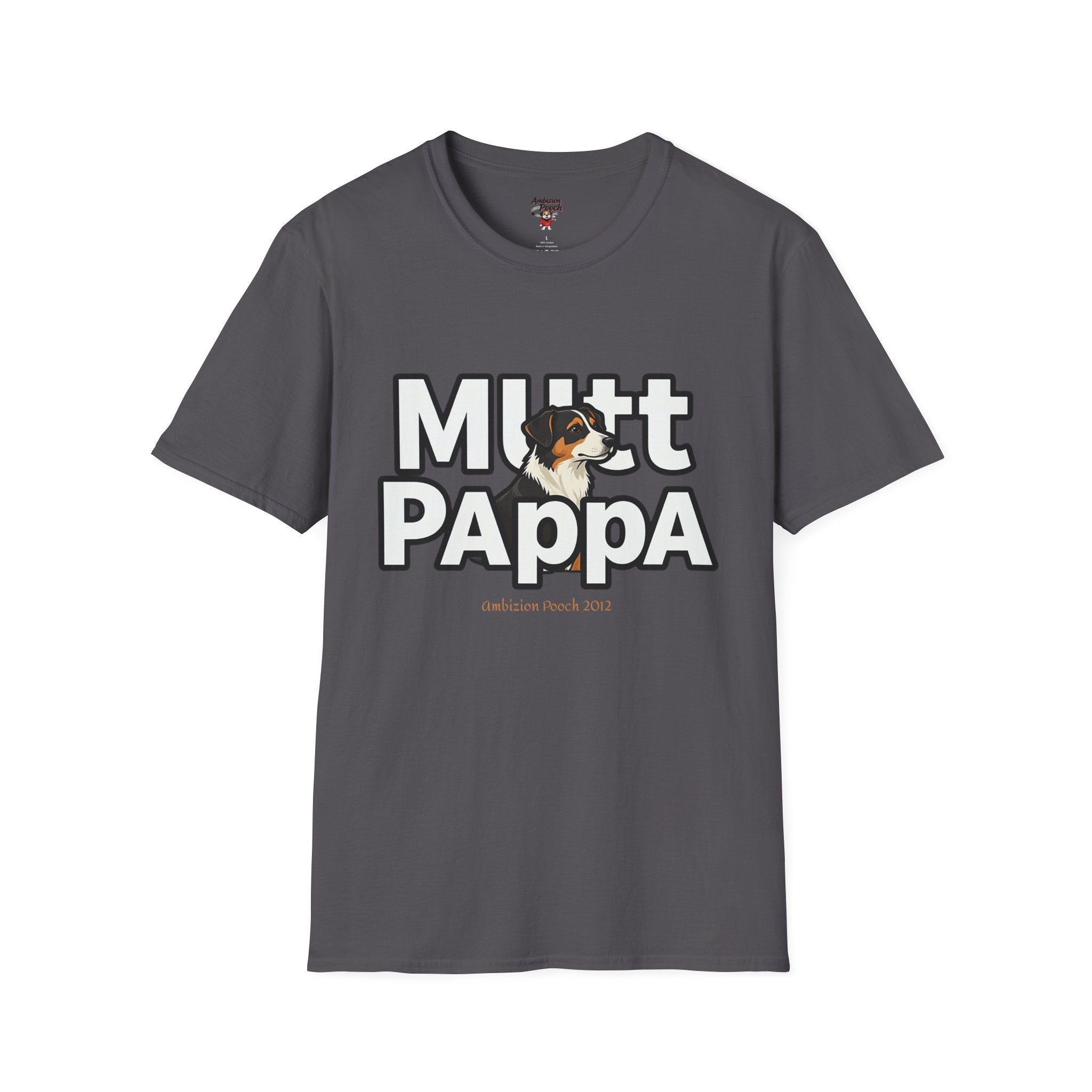 Mutt Pappa Unisex Softstyle T-Shirt (All Dogs)