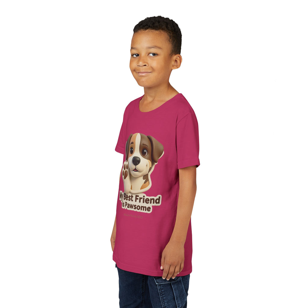 "My Best Friend is Pawsome" Kids Tee