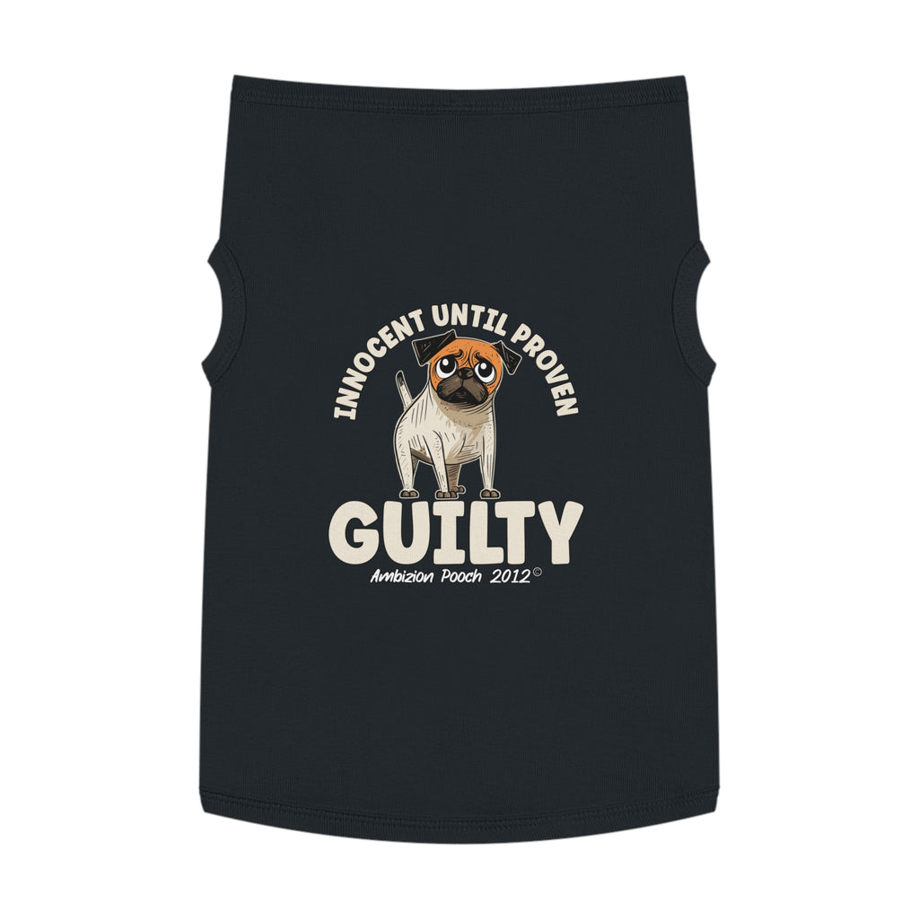 Innocent Until Proven Guilty Doggy Tank Top