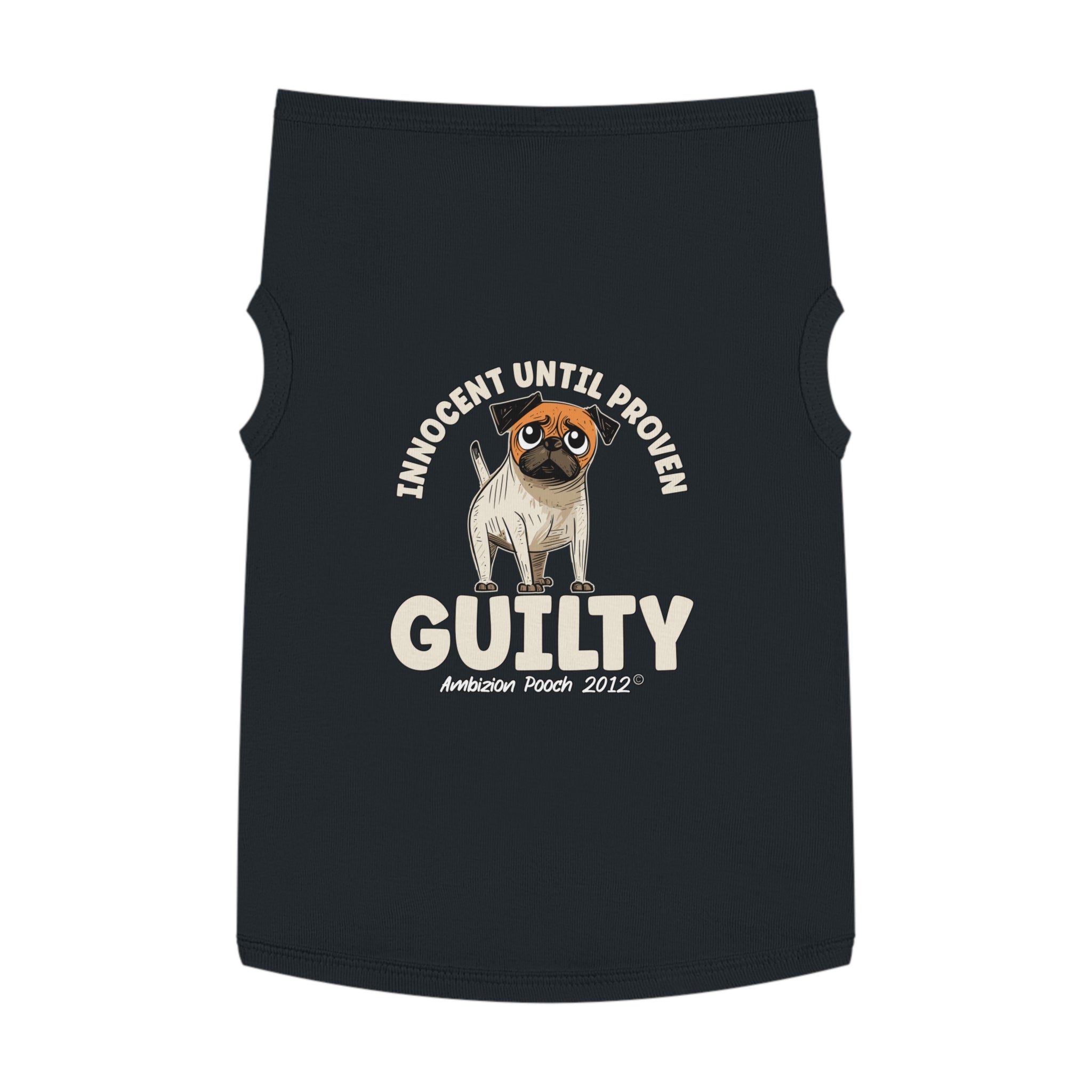 Innocent Until Proven Guilty Doggy Tank Top