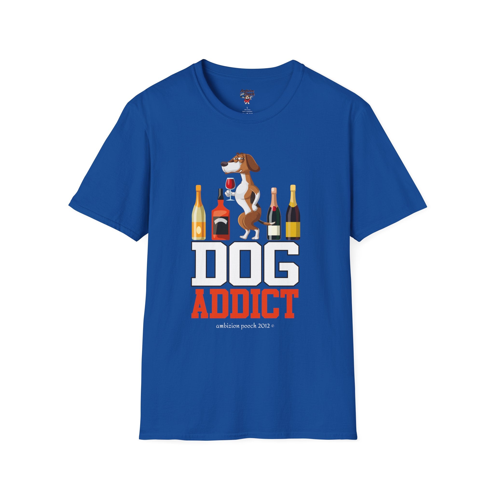Dog Addict Unisex Softstyle T-Shirt
