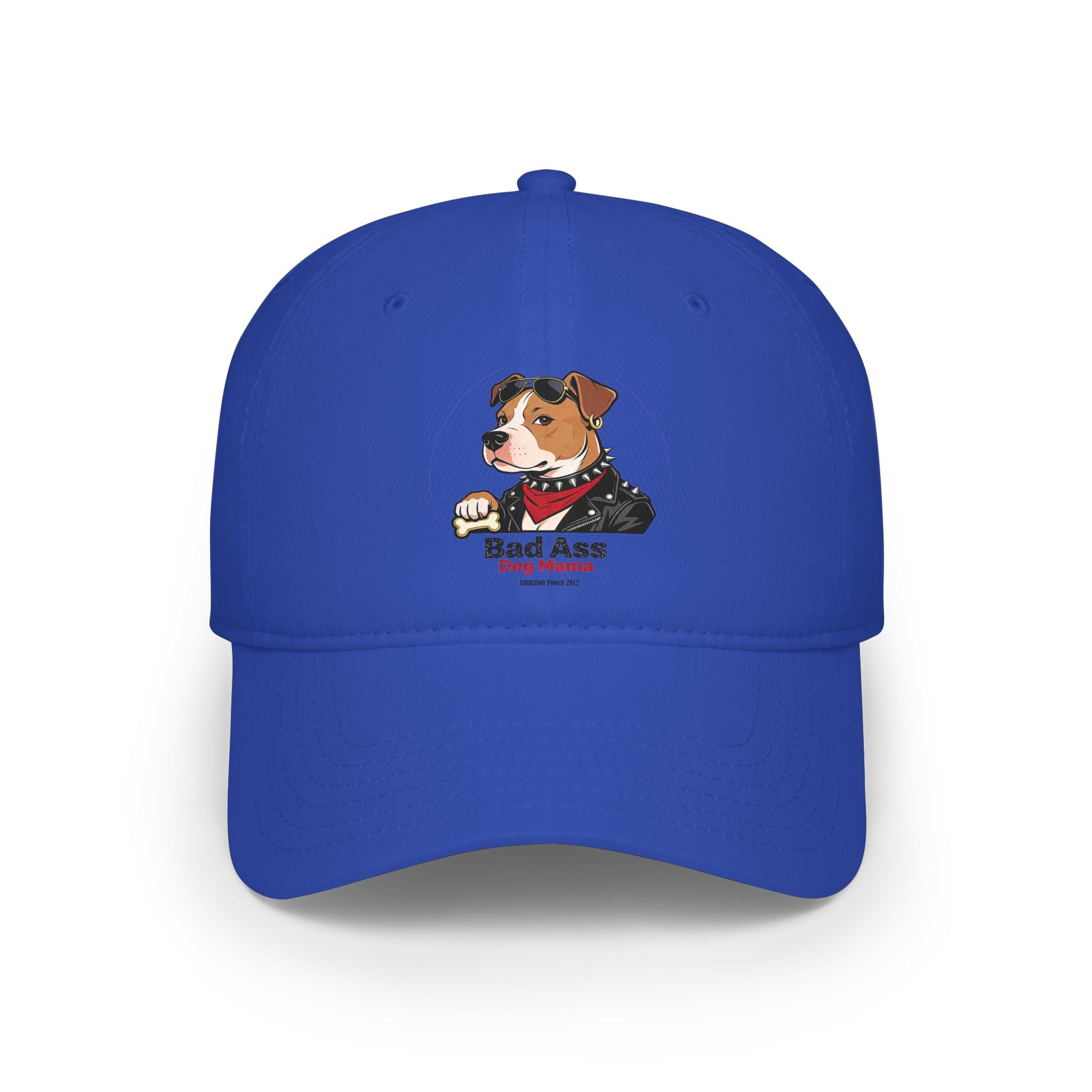 Bad Ass Dog Mama Low Profile Baseball Cap
